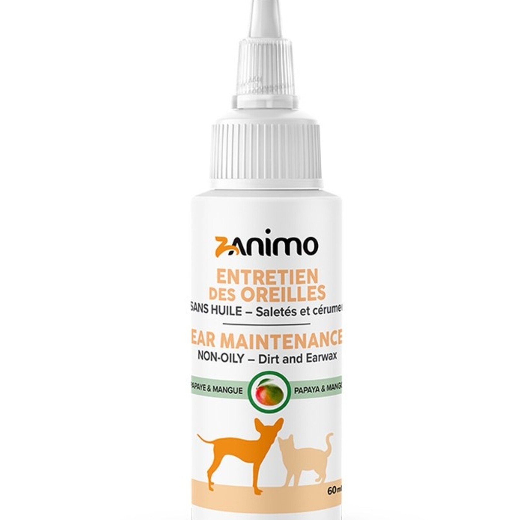 ZANIMO ENTRETIEN DES OREILLES nettoyant sans huile – saletés et cérumen
