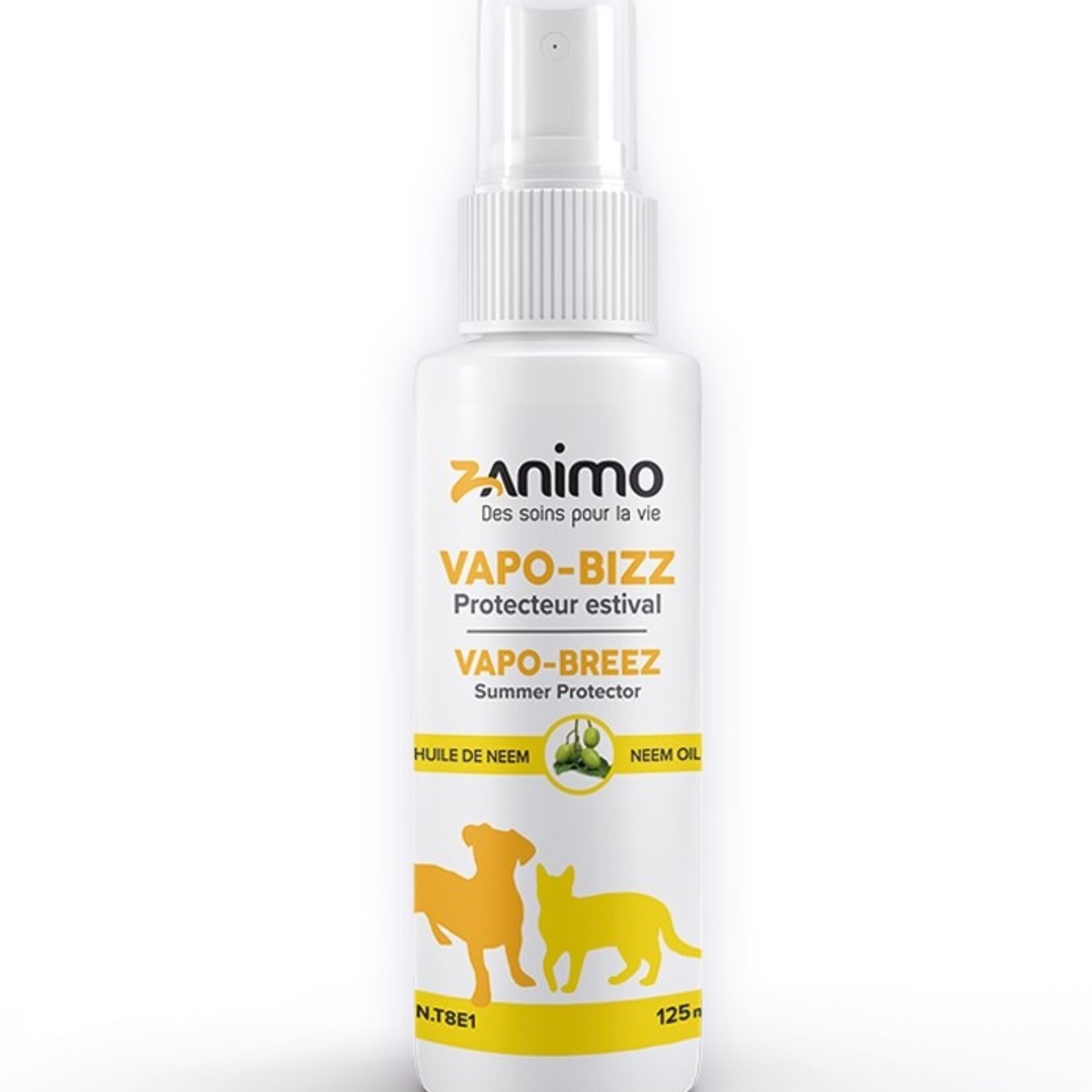 ZANIMO Protecteur Estival Chat et Chien | Vapo‑Bizz | Répulsif Naturel