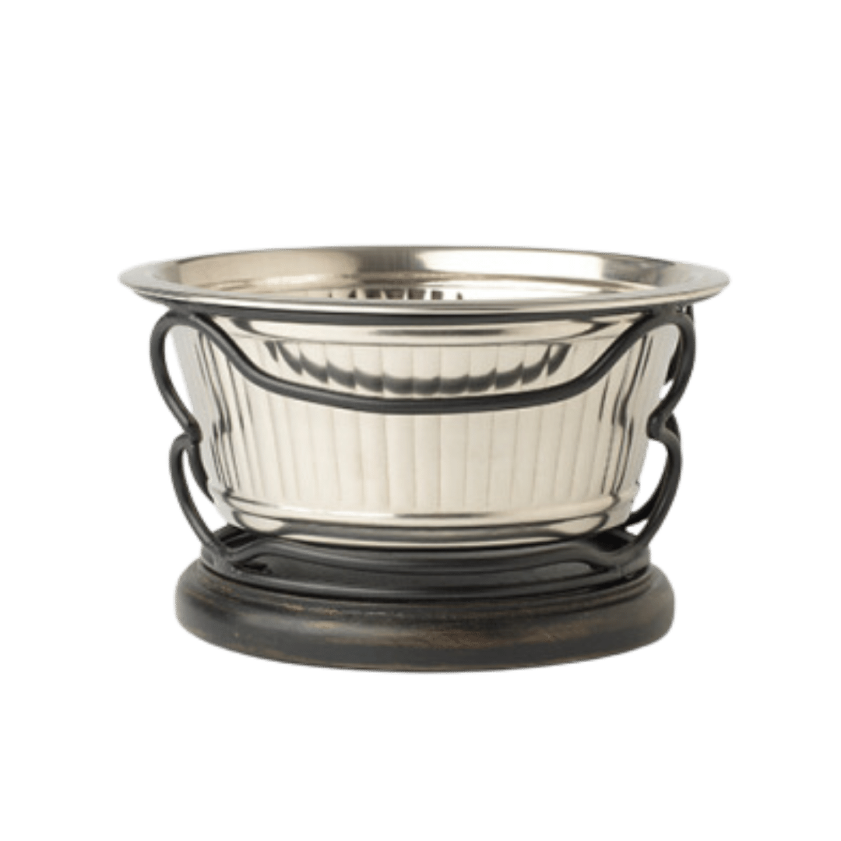 BOL CANNELÉ SAMOA AVEC SUPPORT EN BOIS