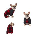 Combinaison Plaid Rouge pour Chien | Vêtement en Solde