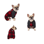 Red Plaid Dog Jumpsuit | Clothing on Sale