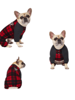 Combinaison Plaid Rouge pour Chien | Vêtement en Solde