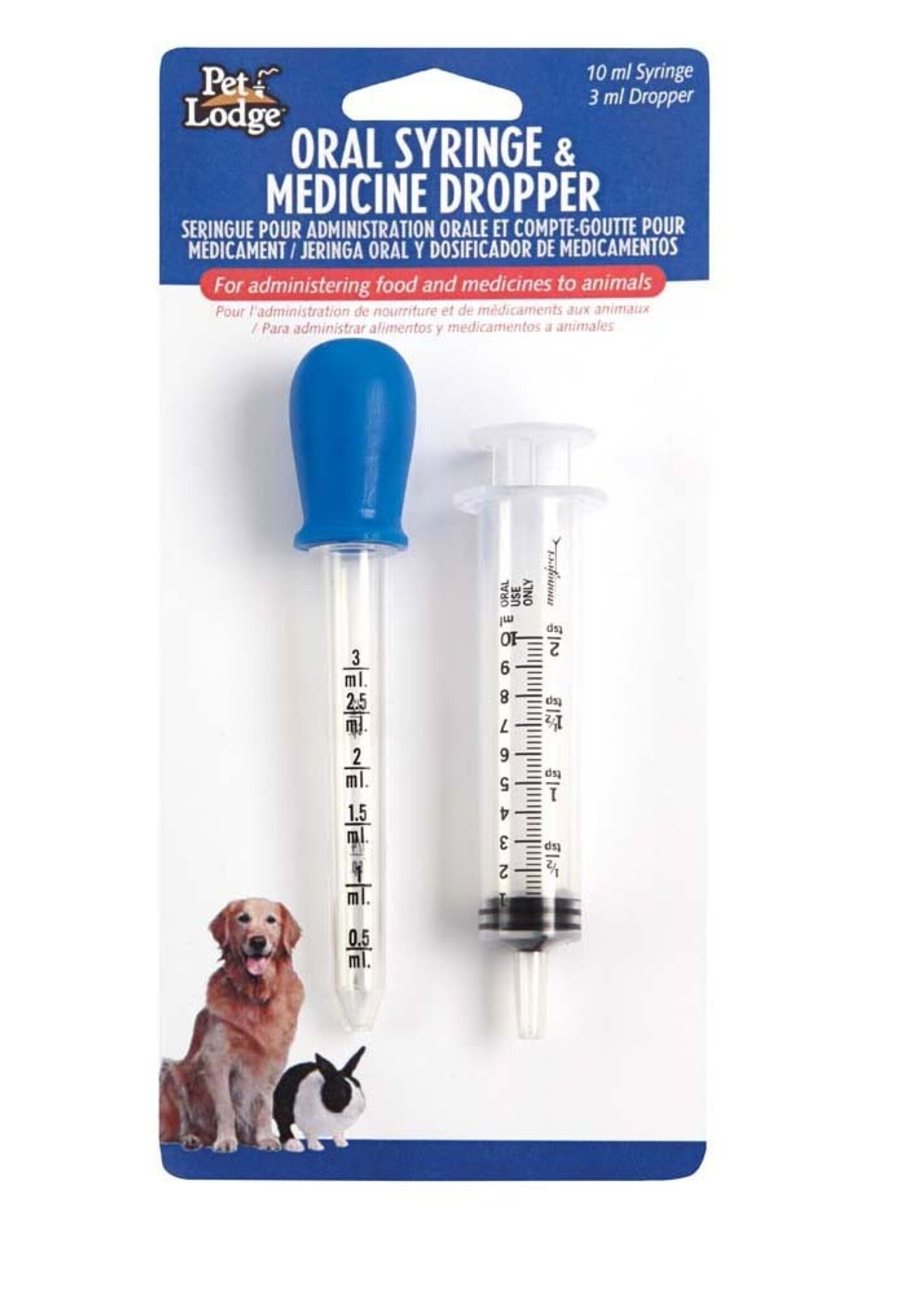 Seringue orale et compte-gouttes de médicaments