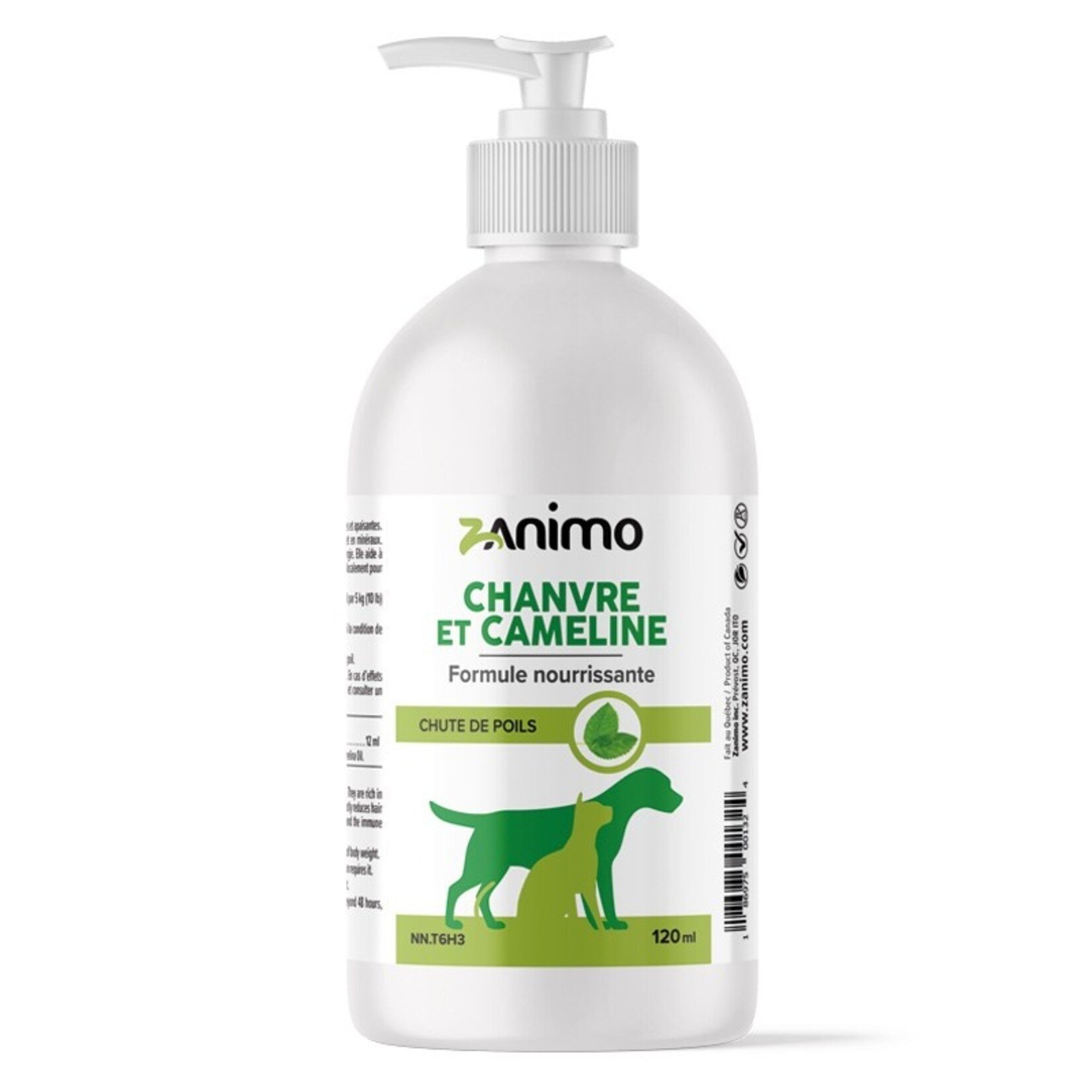 ZANIMO HUILE DE CHANVRE ET CAMELINE