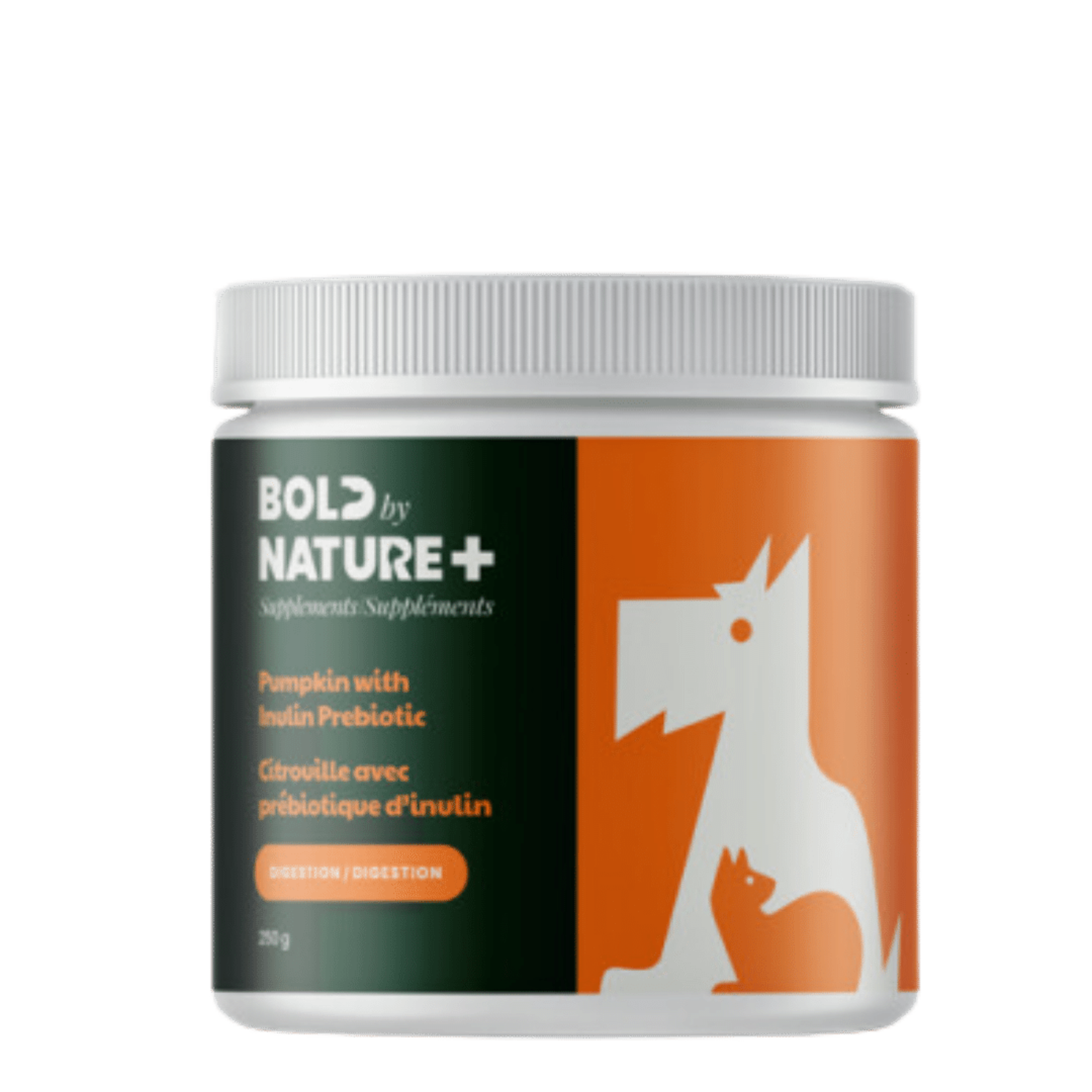 CITROUILLE AVEC INULINE PRÉBIOTIQUE, POUR CHATS ET CHIENS