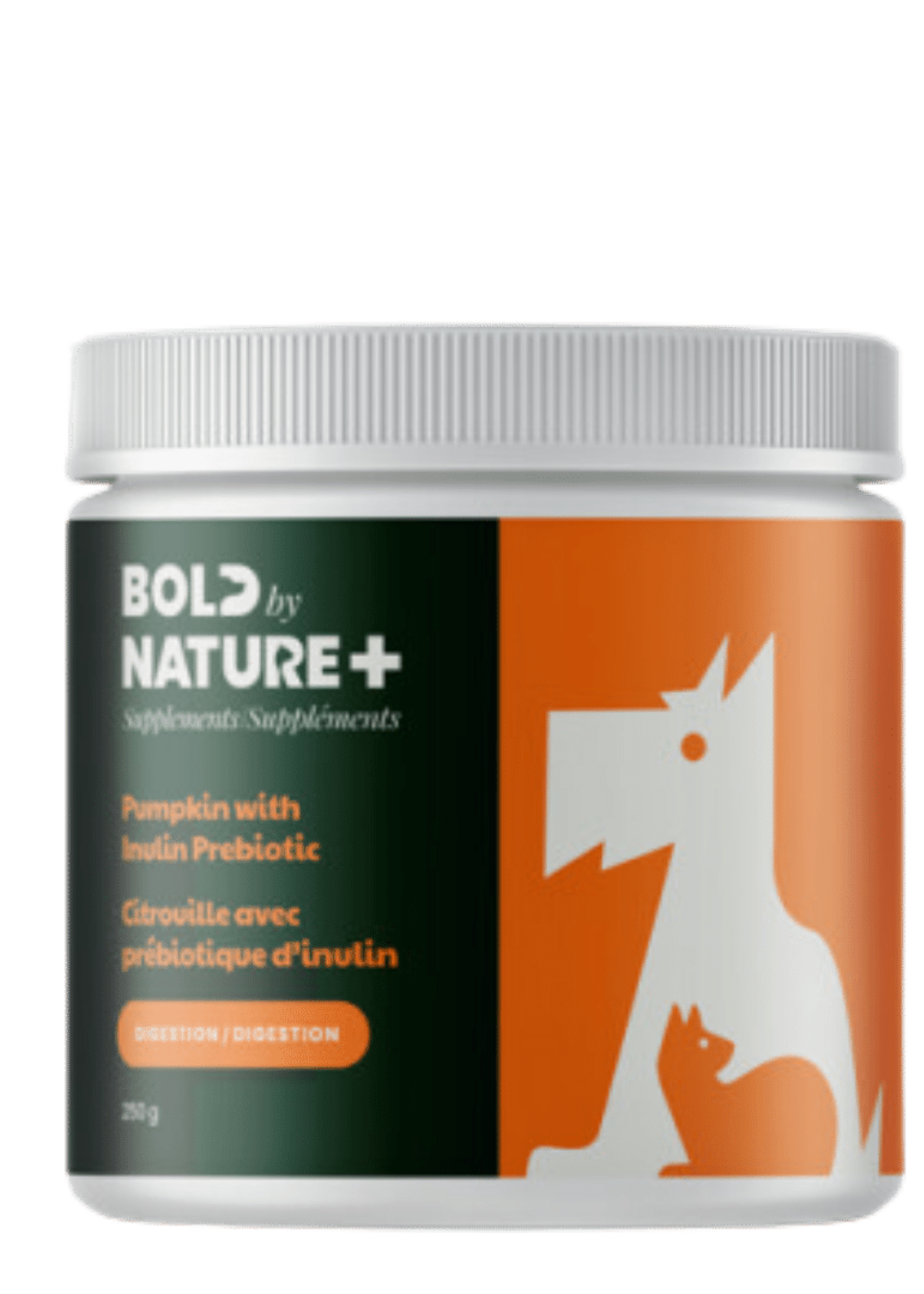 CITROUILLE AVEC INULINE PRÉBIOTIQUE, POUR CHATS ET CHIENS