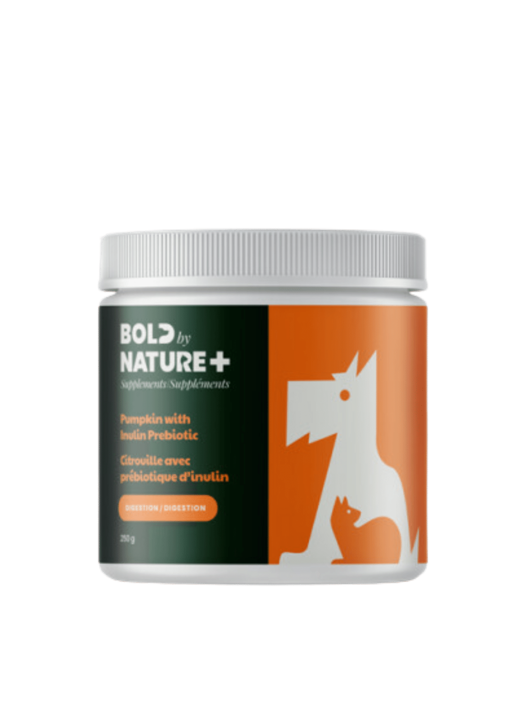 CITROUILLE AVEC INULINE PRÉBIOTIQUE, POUR CHATS ET CHIENS