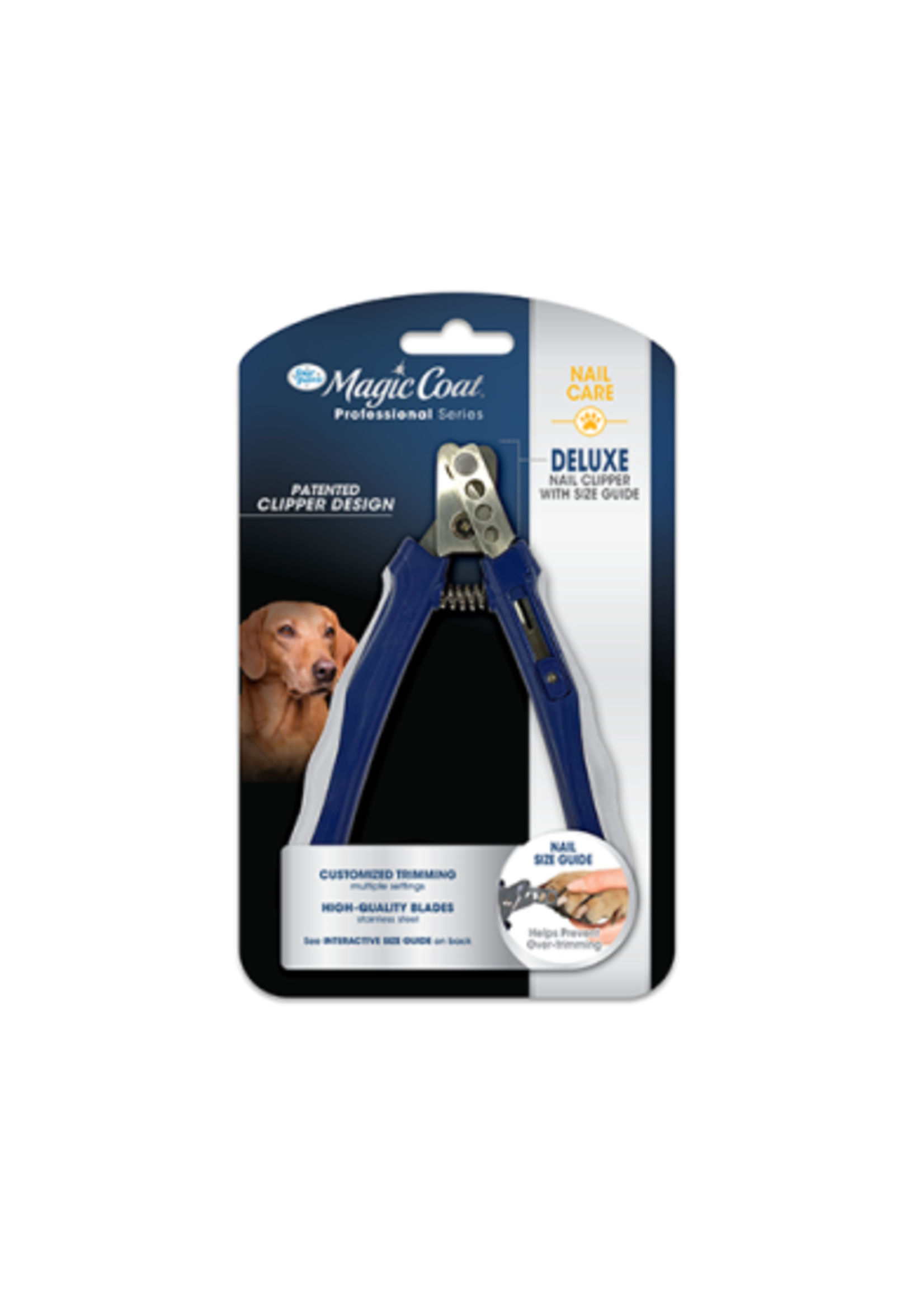 COUPE-ONGLES DE LUXE AVEC GUIDE DES TAILLES POUR CHIENS