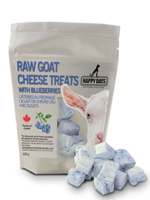 FRIANDISES POUR CHIENS ET CHATS AU FROMAGE DE CHÈVRE CRU AVEC MYRTILLE