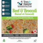 BŒUF ET BROCOLI CUITS DOUCEMENT REPAS SURGELÉS POUR CHIENS