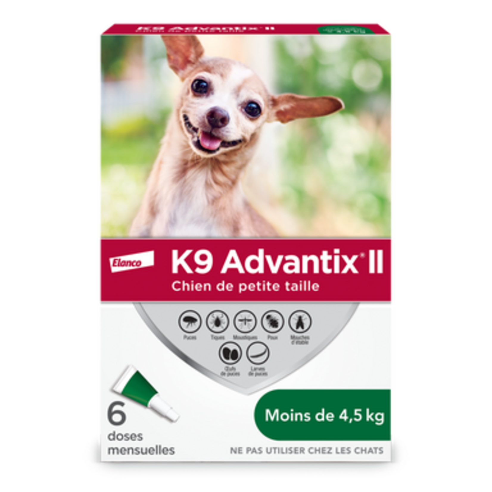 K9 Advantix®II Topical Flea and Tick Treatment for Dogs