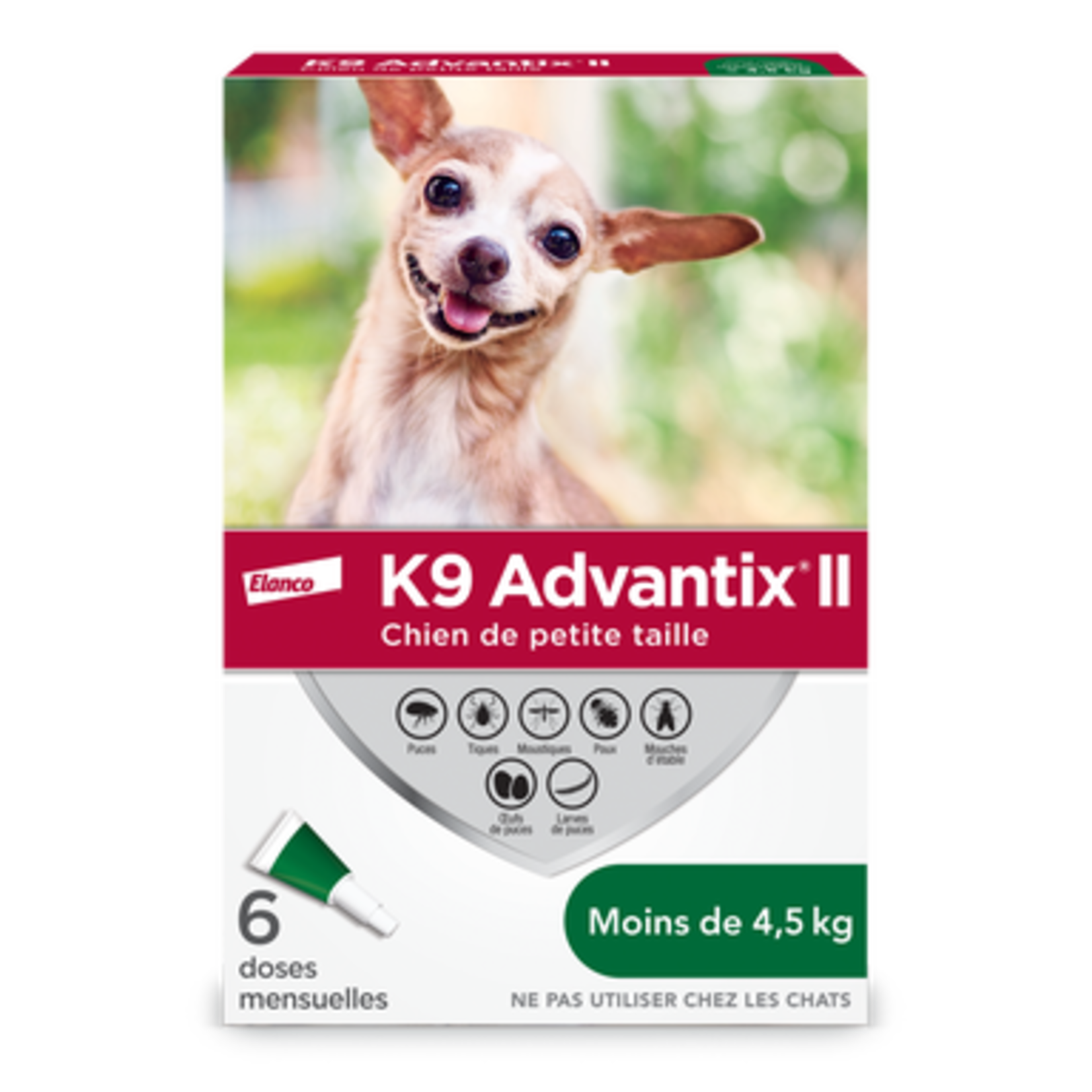 K9 Advantix®II Topical Flea and Tick Treatment for Dogs