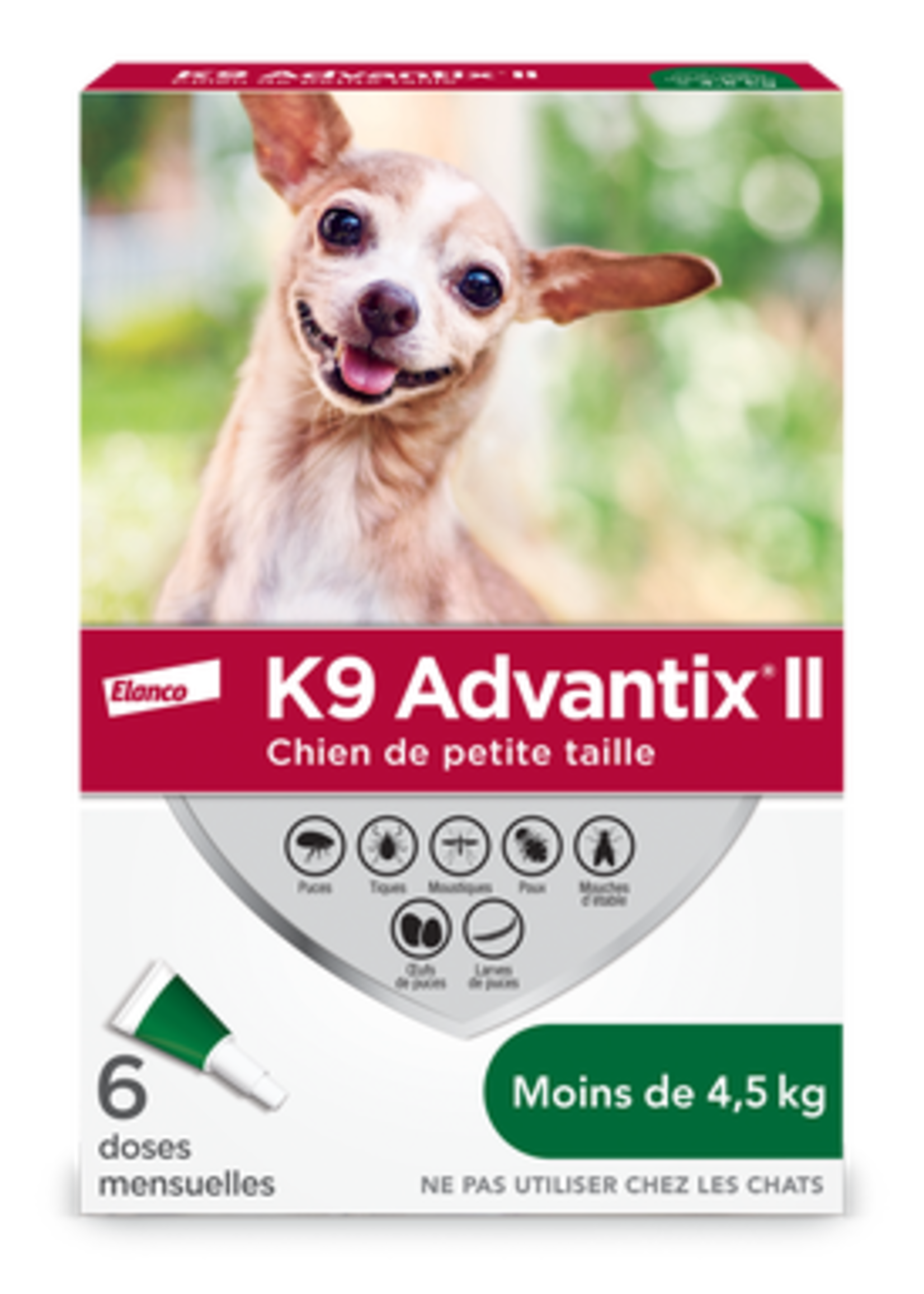 K9 Advantix®II Topical Flea and Tick Treatment for Dogs