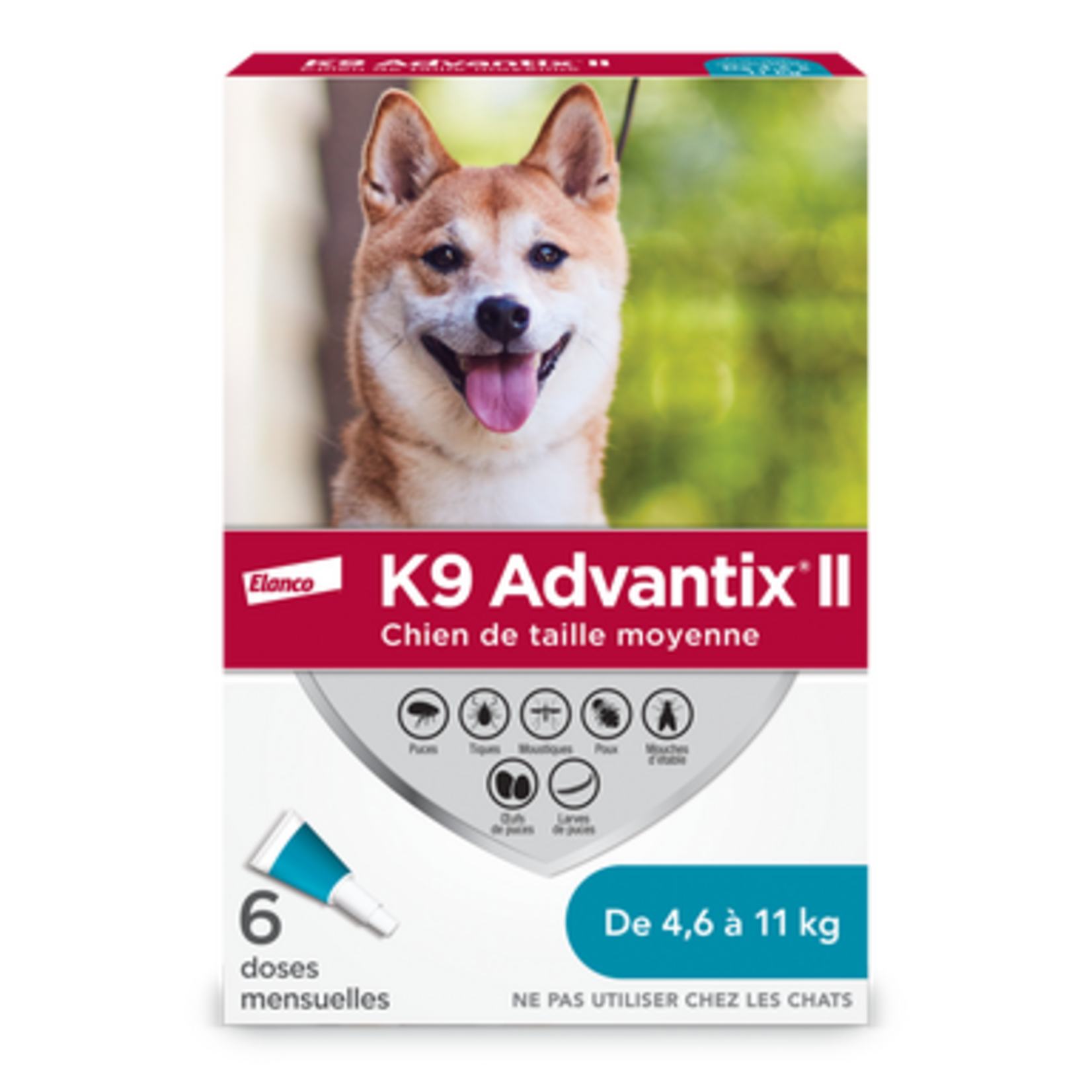 K9 Advantix®II Topical Flea and Tick Treatment for Dogs