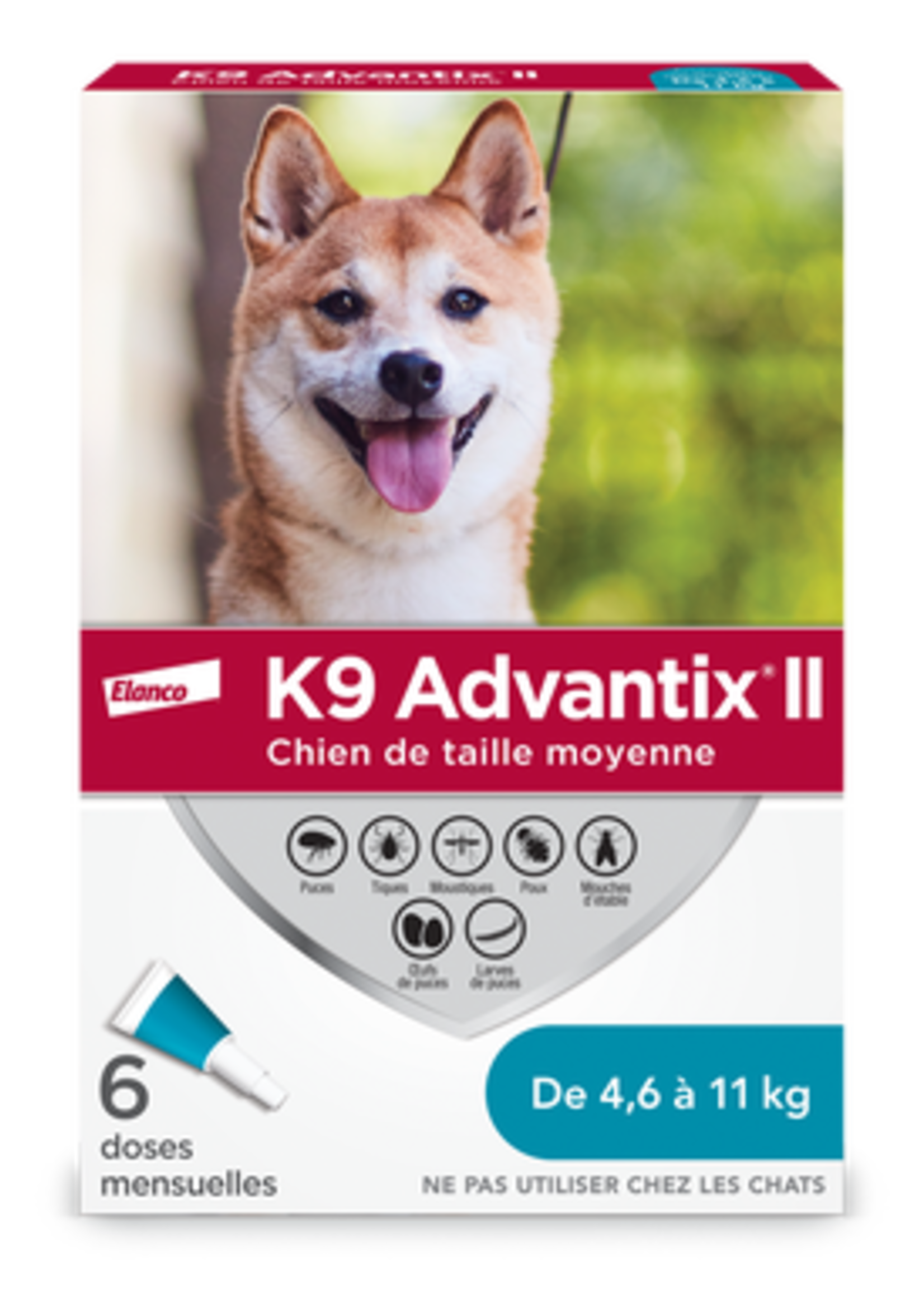K9 Advantix®II Topical Flea and Tick Treatment for Dogs