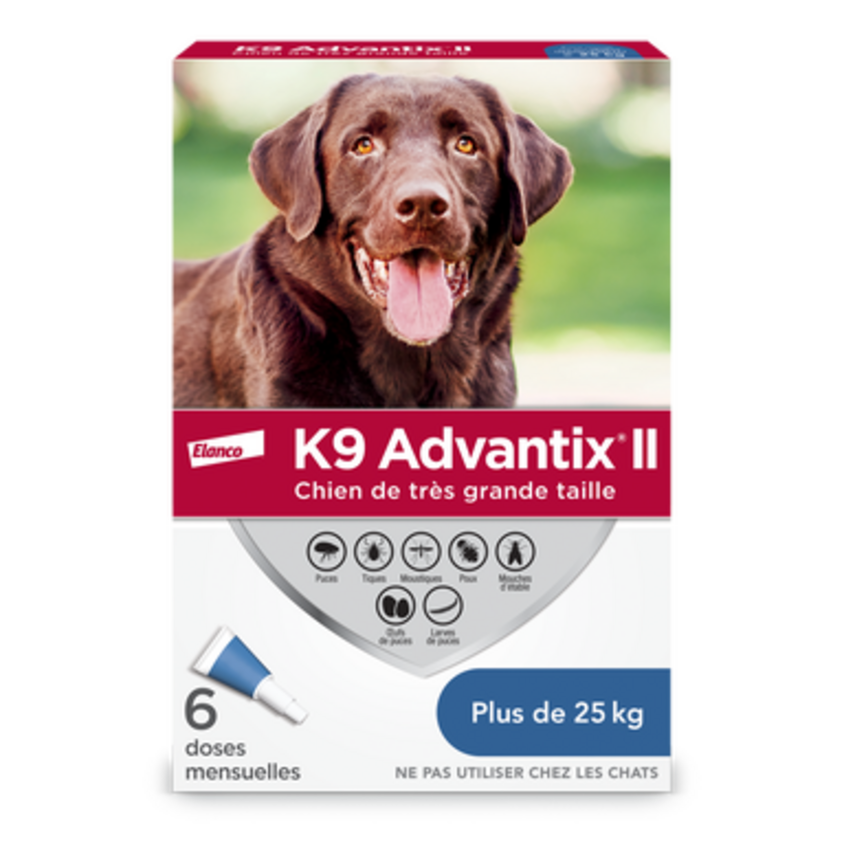 K9 Advantix®II Topical Flea and Tick Treatment for Dogs