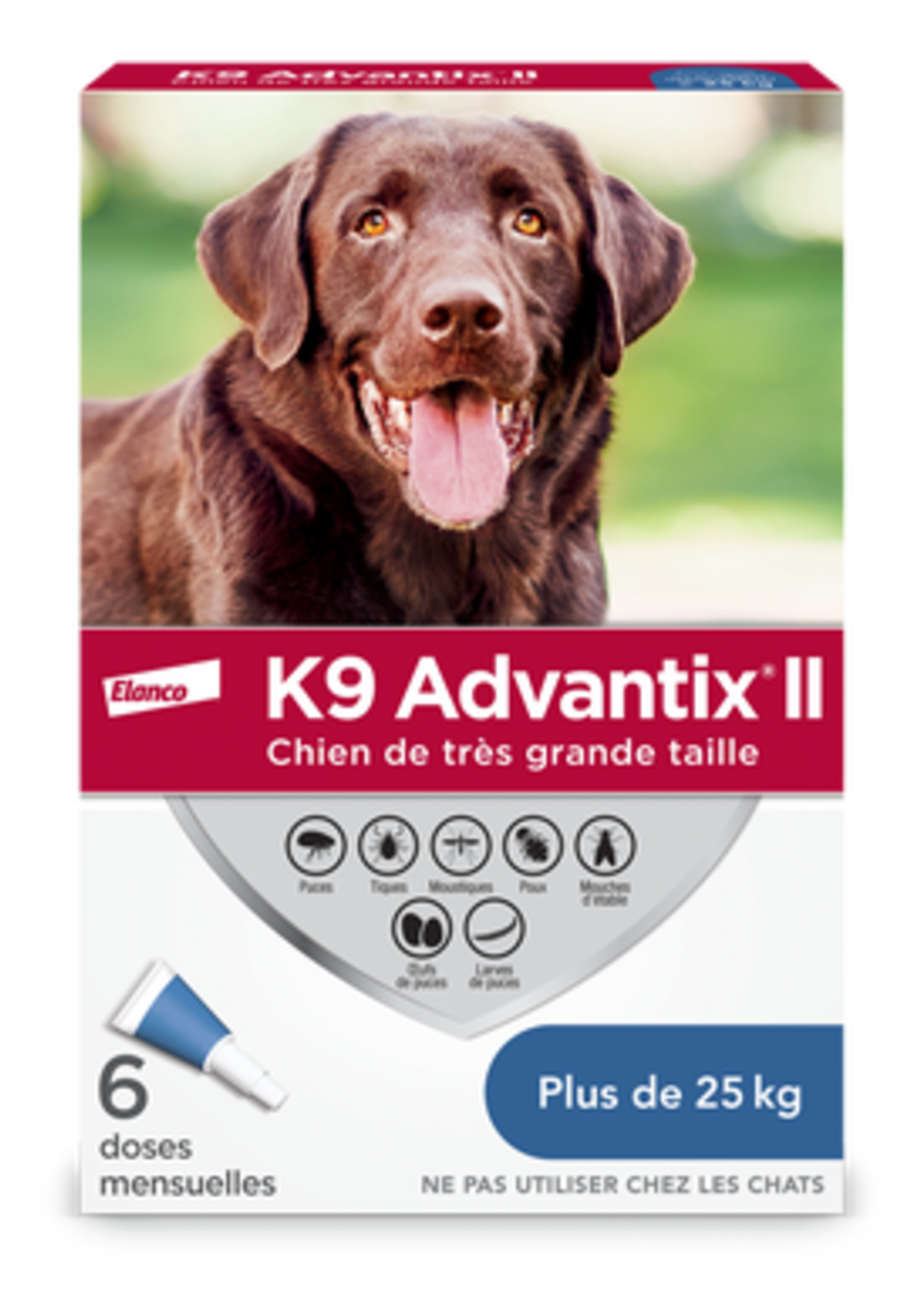 K9 Advantix®II Topical Flea and Tick Treatment for Dogs