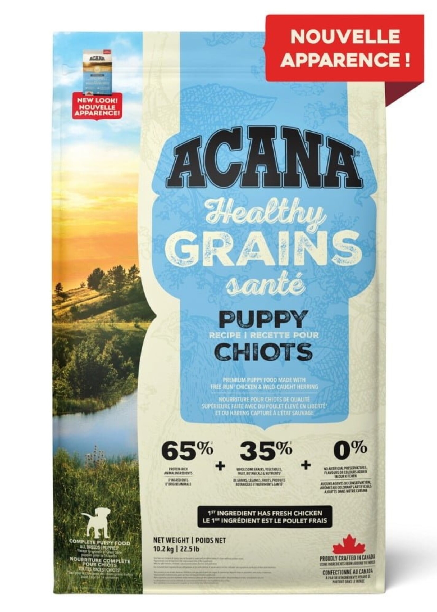 ACANA Nourriture Grains Santé pour chiots