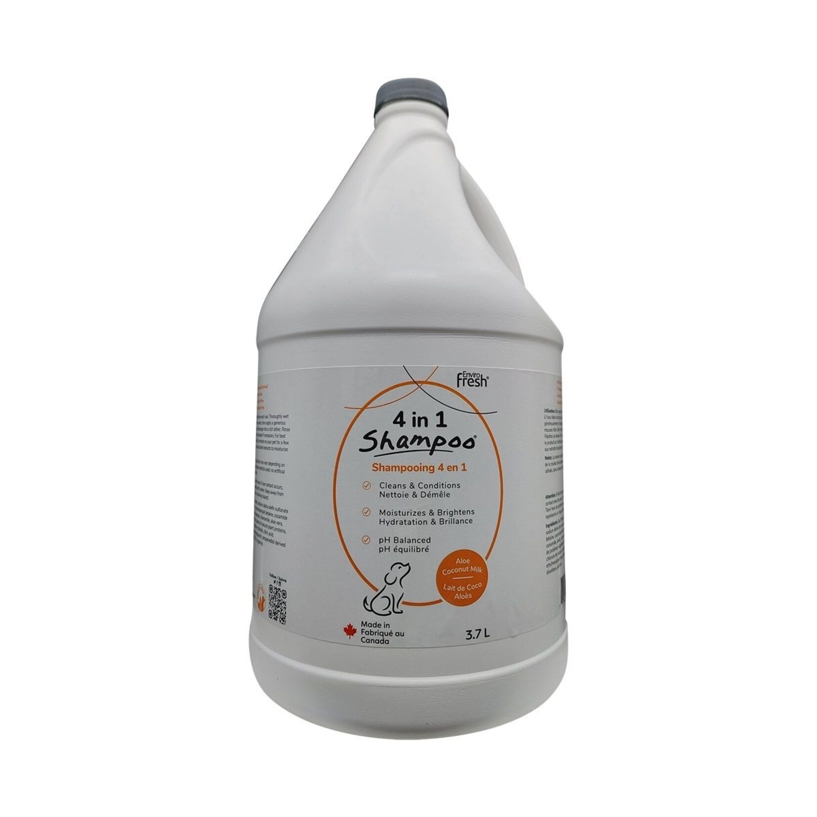 4-in-1 Dog Shampoo - Coconut Milk and Aloe