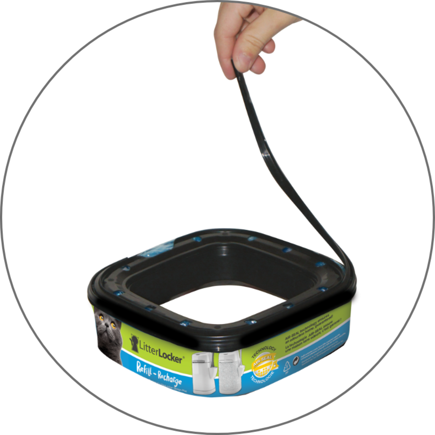 Cassette De Recharge Fait De Film Compostable Pour Litterlocker Design Plus