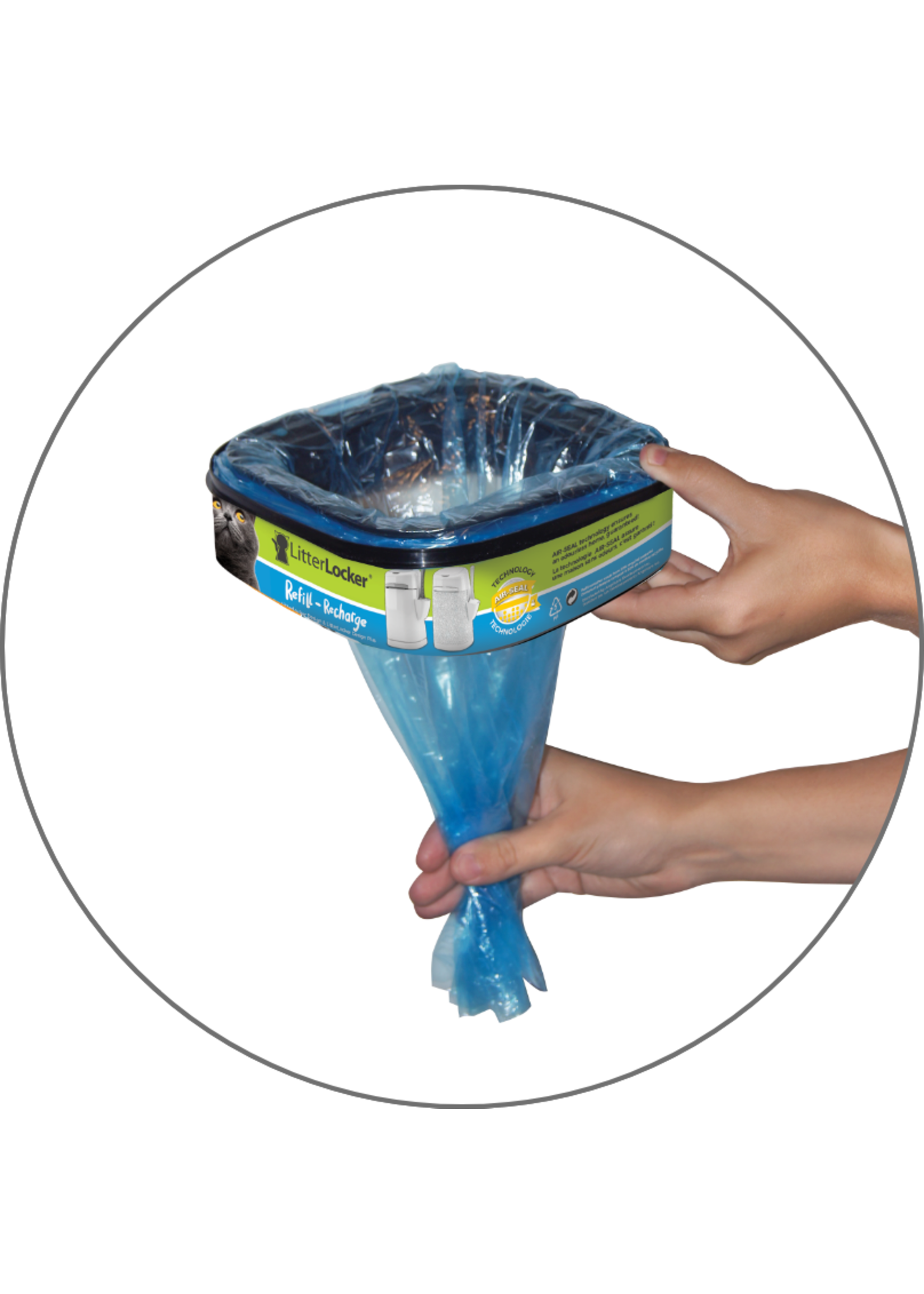 Casette De Recharge Fait De Film Compostable Pour Litterlocker Design Plus