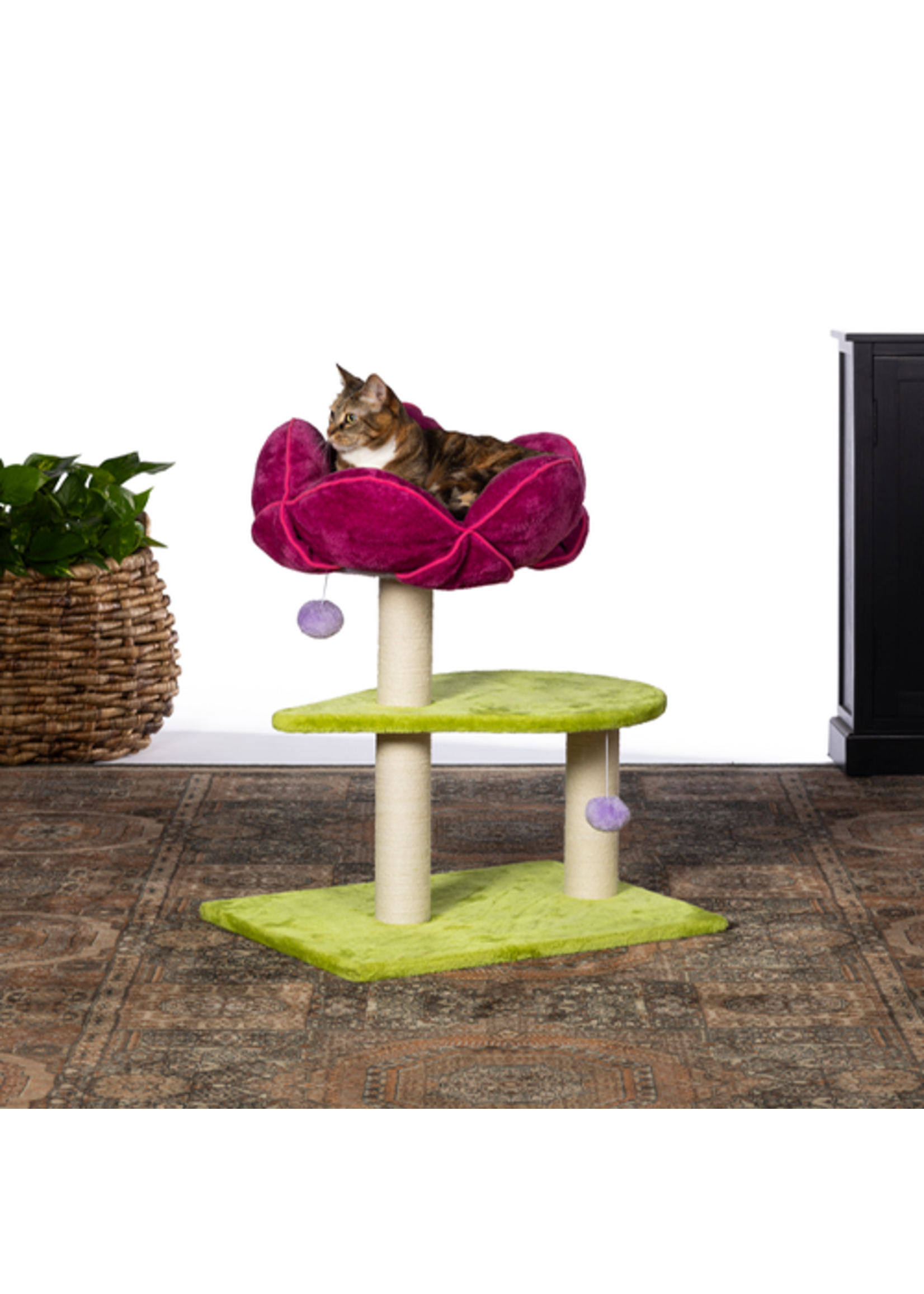 FLOWER POWER POTEAU POUR CHAT