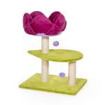 Cat tree in the shape of a flower