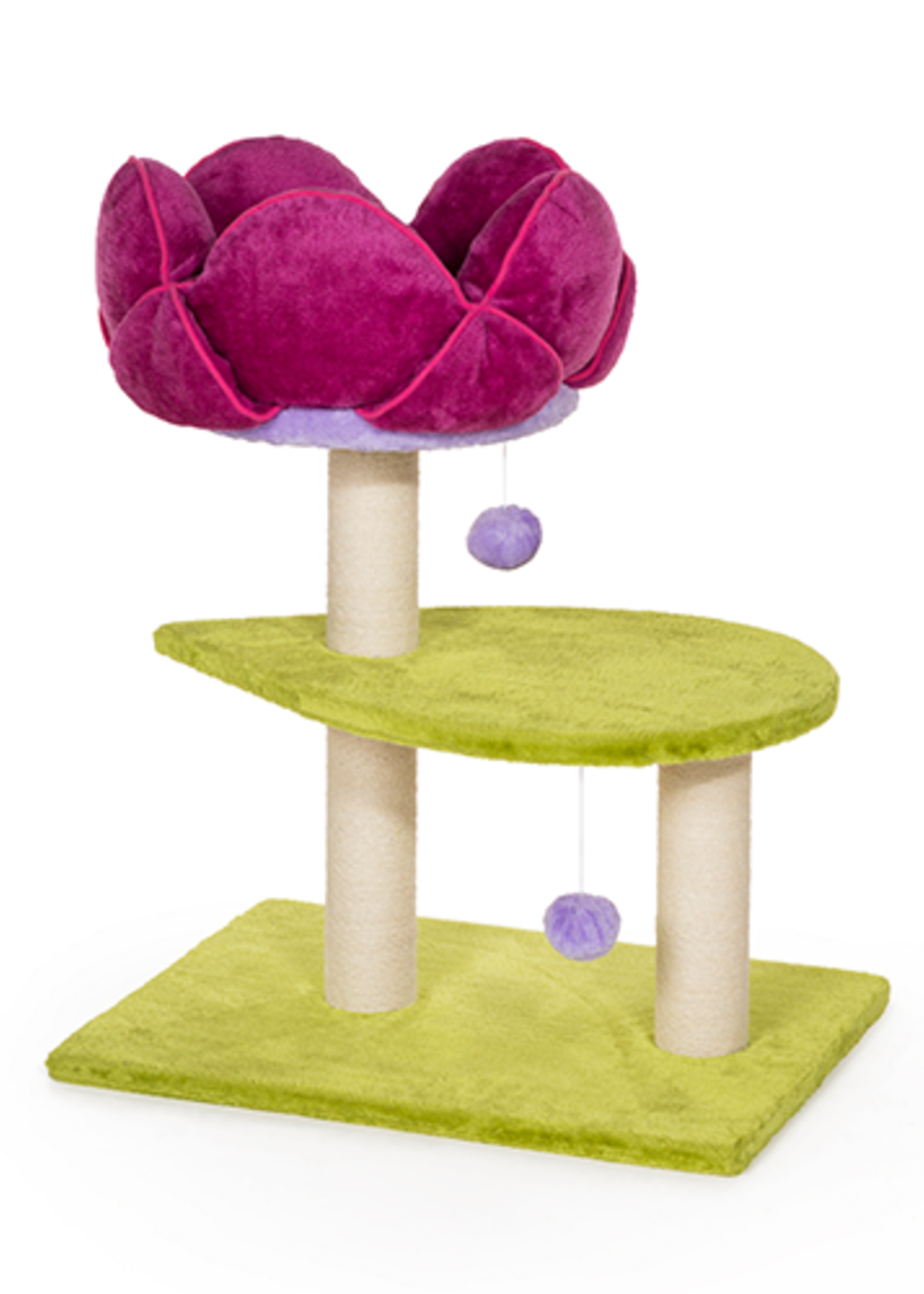 FLOWER POWER POTEAU POUR CHAT