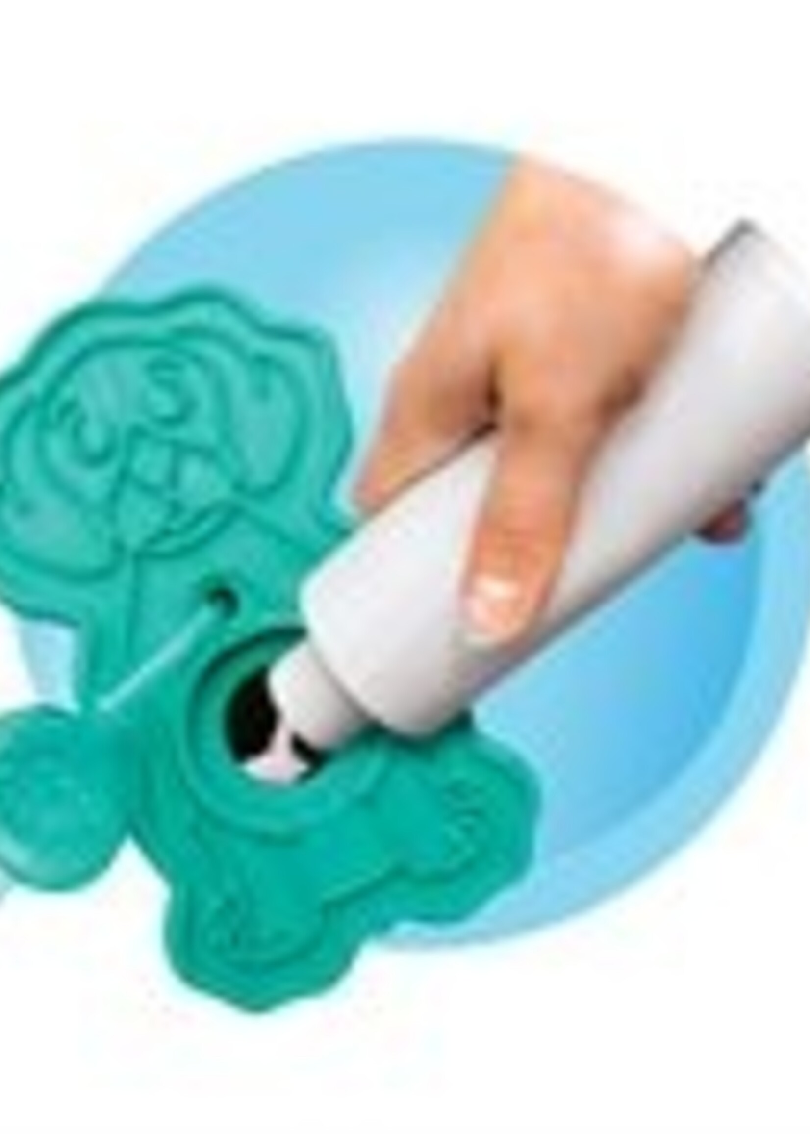 kong Brosse de bain KONG ZoomGroom | Distributeur de shampoing et massage pour chien