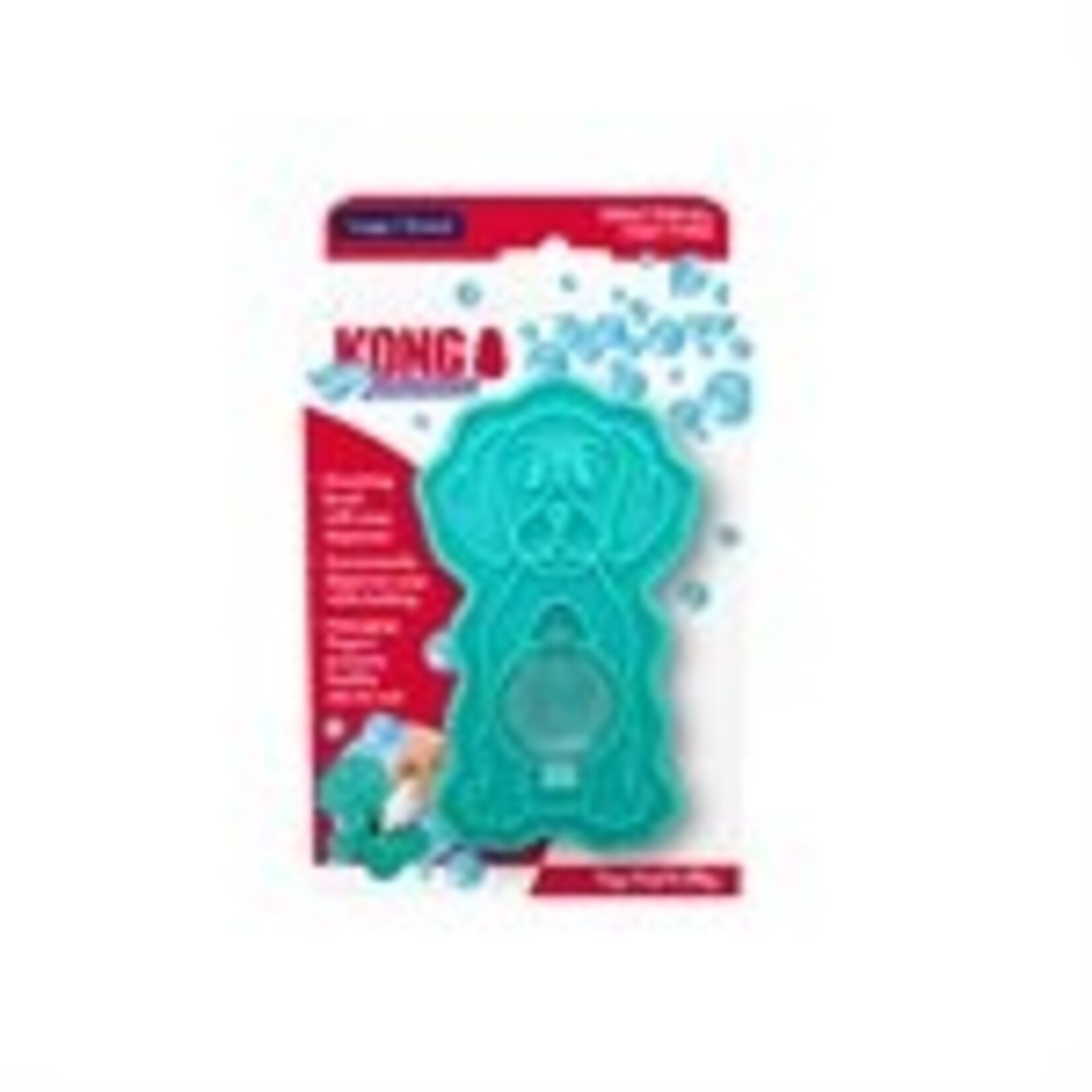 kong Brosse de bain KONG ZoomGroom | Distributeur de shampoing et massage pour chien