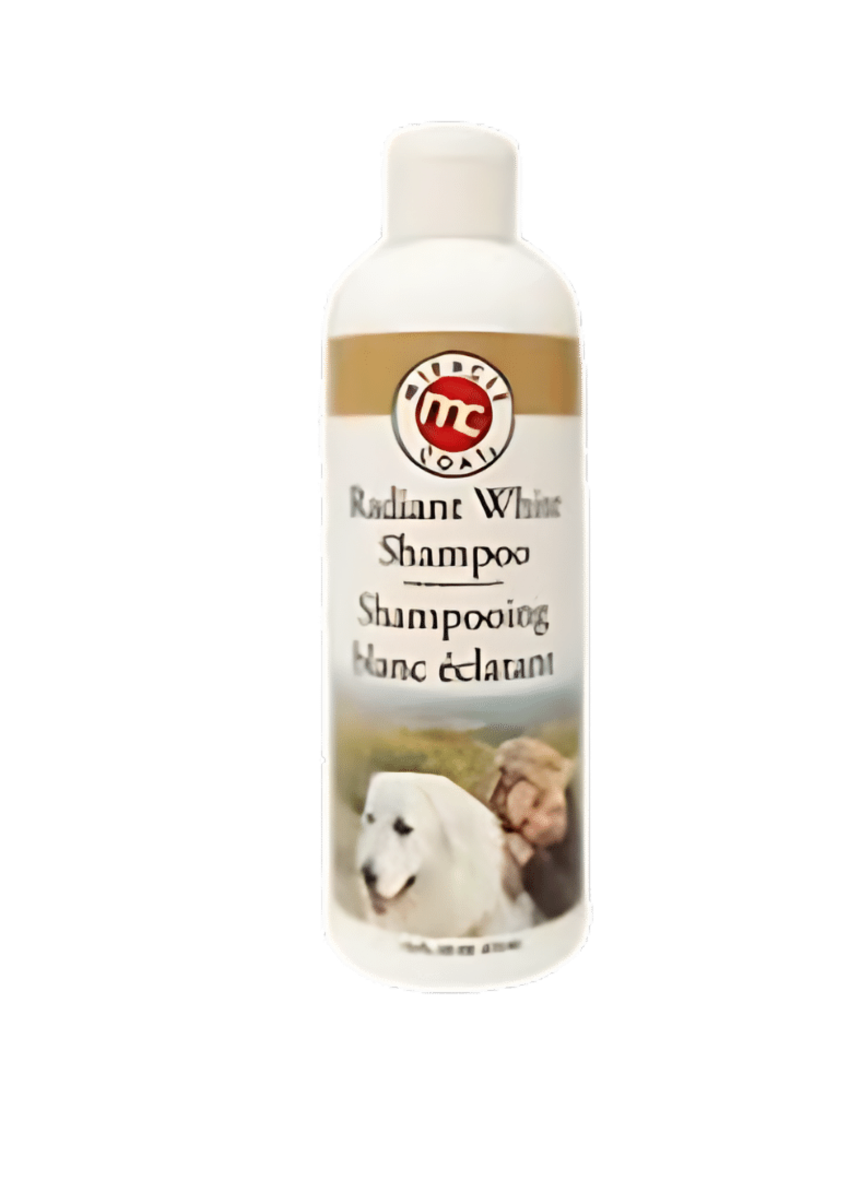 Shampooing Blanc Éclatant Chien | Ravive le pelage blanc et lumineux