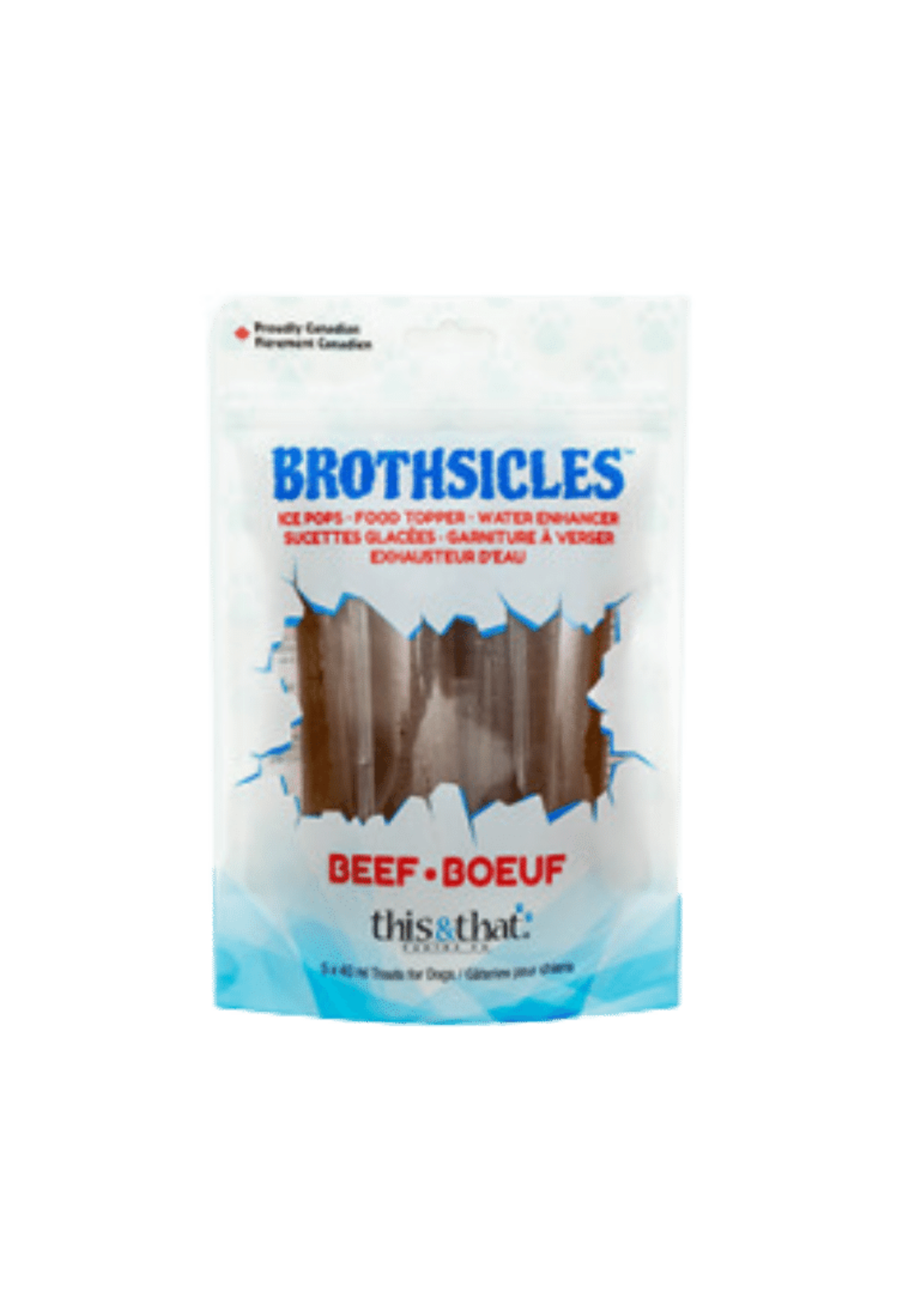 BROTHSICLE POUR CHIENS BOEUF