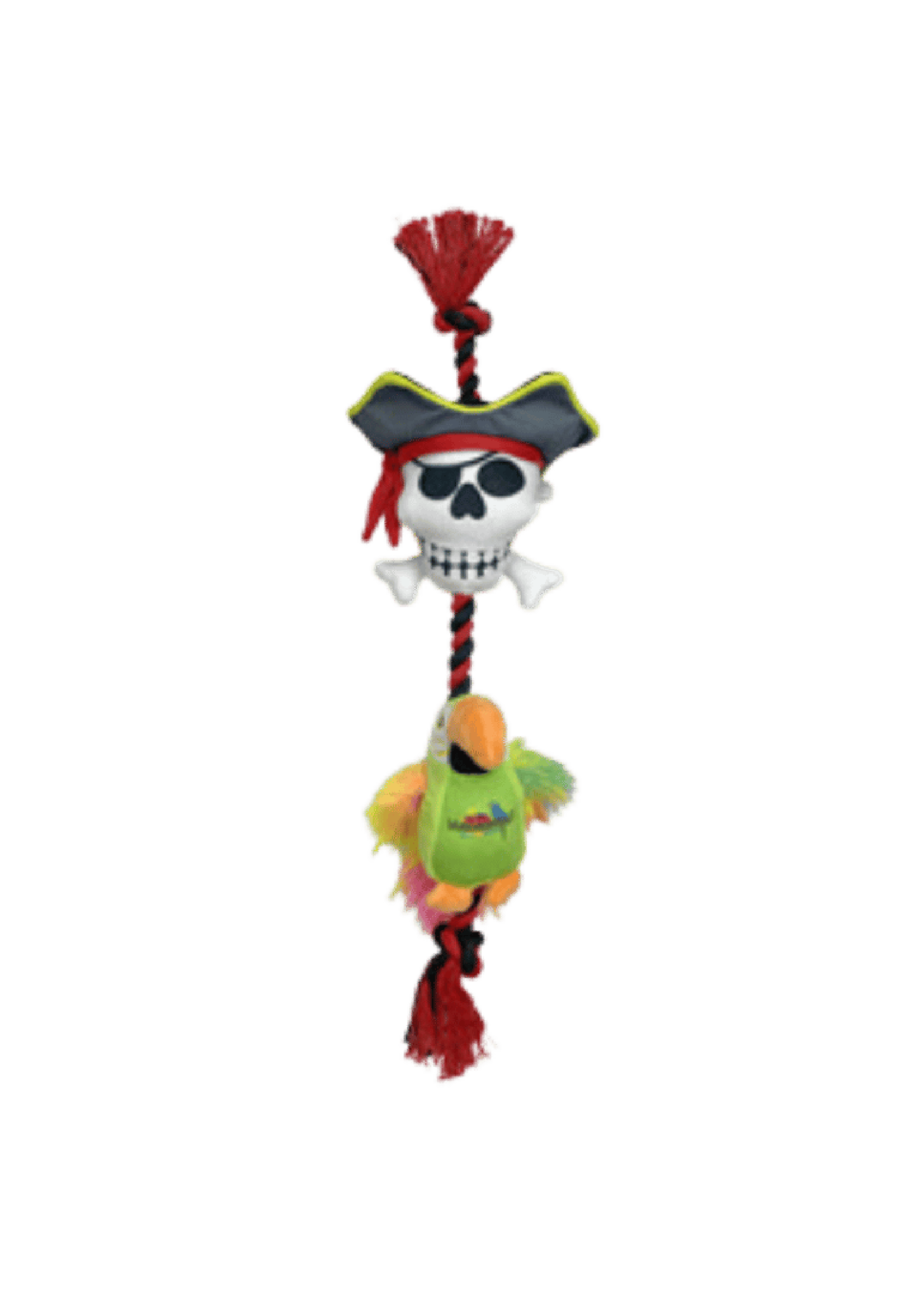 PIRATE ET PERROQUET EN CORDE