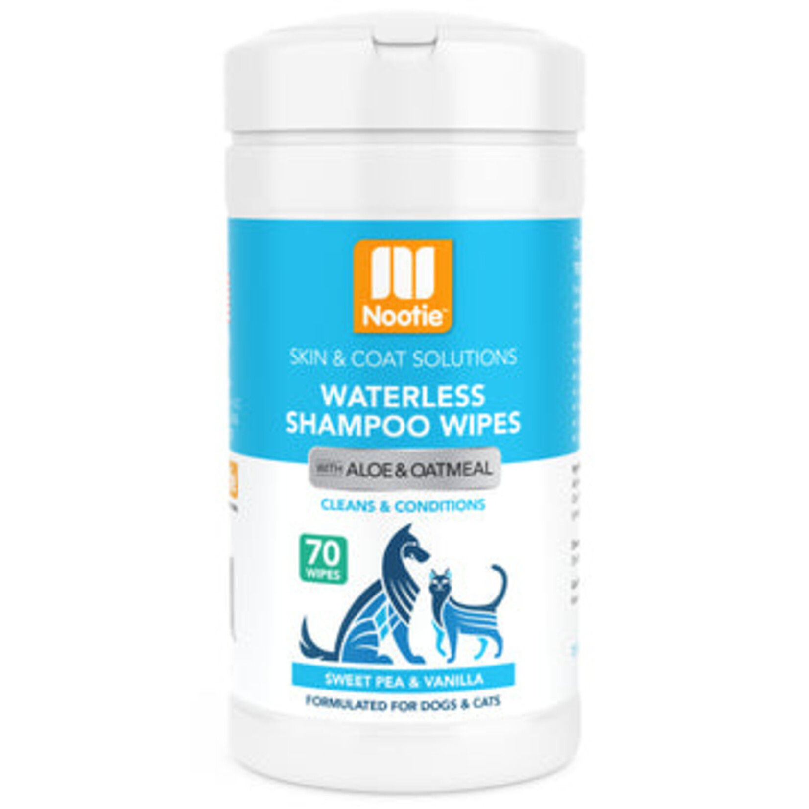 LINGETTES SHAMPOING SANS EAU À L'ALOÈS ET À L'AVOINE