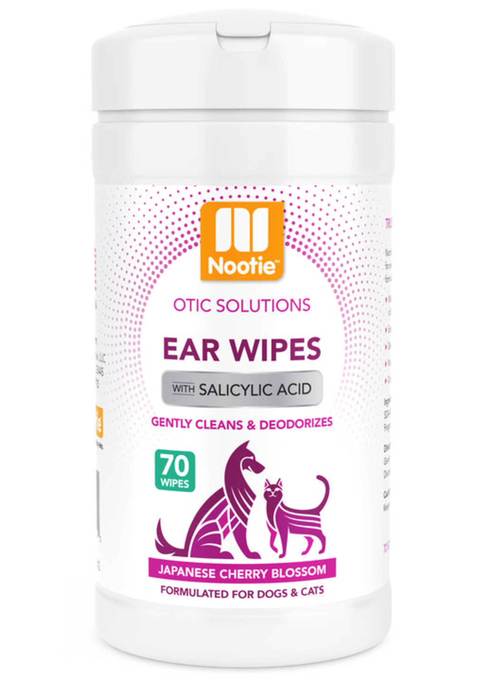 Lingettes pour les oreilles avec acide salicylique