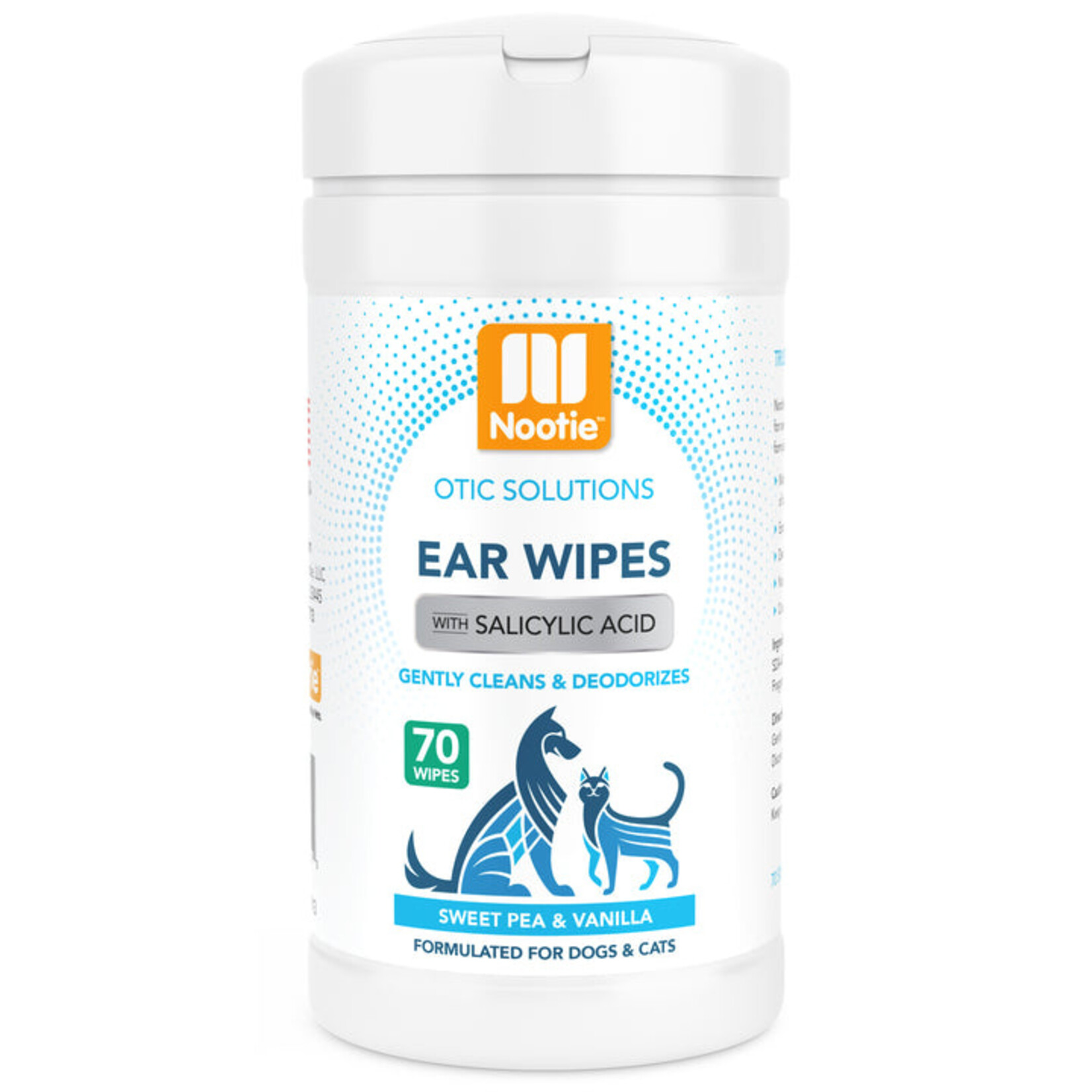 Lingettes pour les oreilles avec acide salicylique