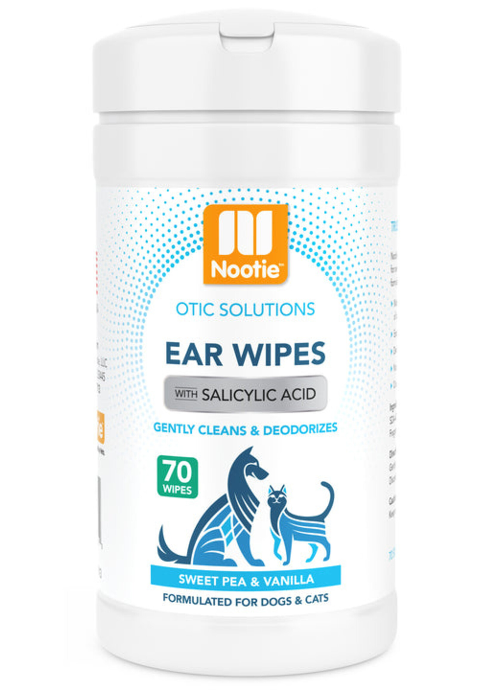 Lingettes pour les oreilles avec acide salicylique
