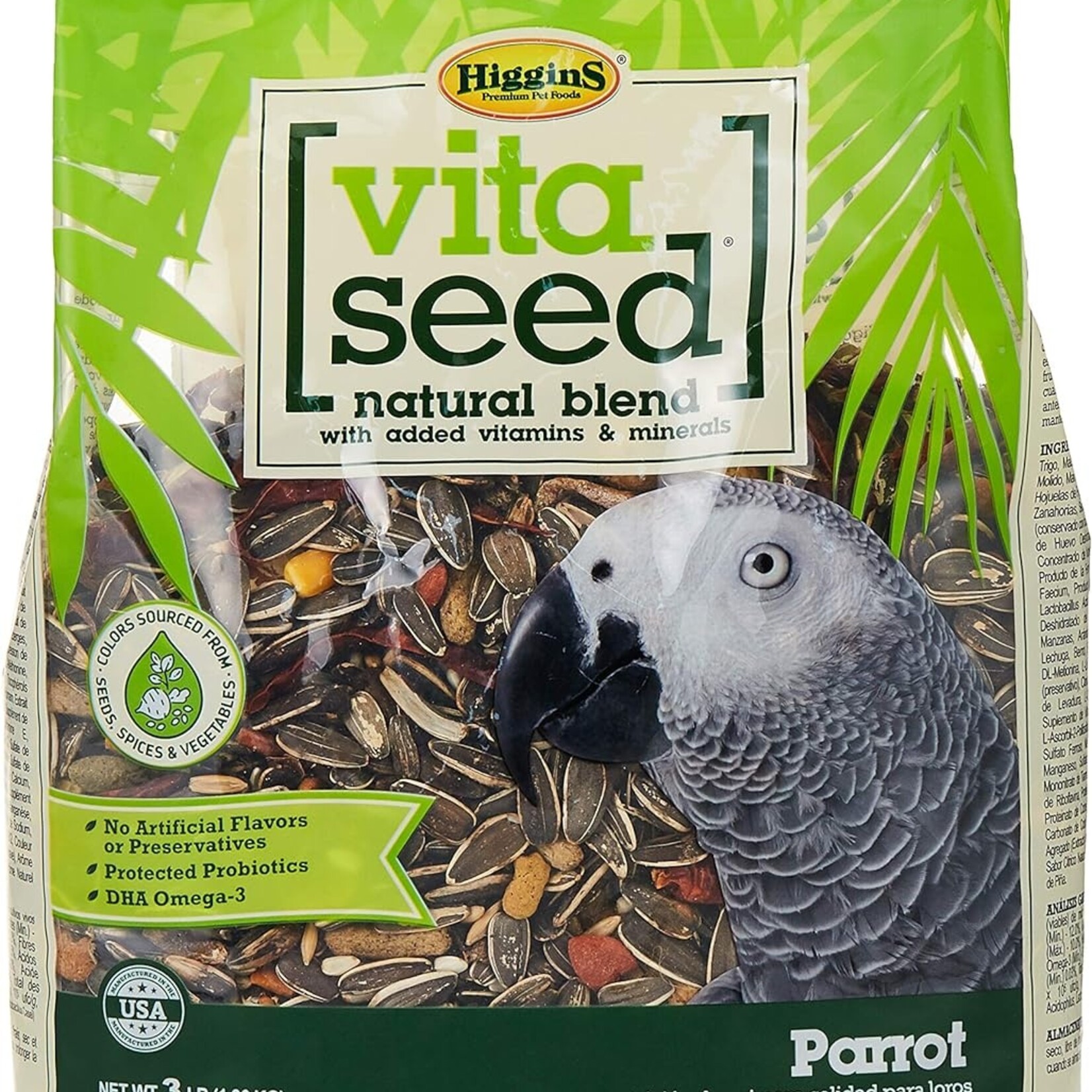 ALIMENTATION DE QUALITÉ SUPÉRIEURE POUR PERROQUETS