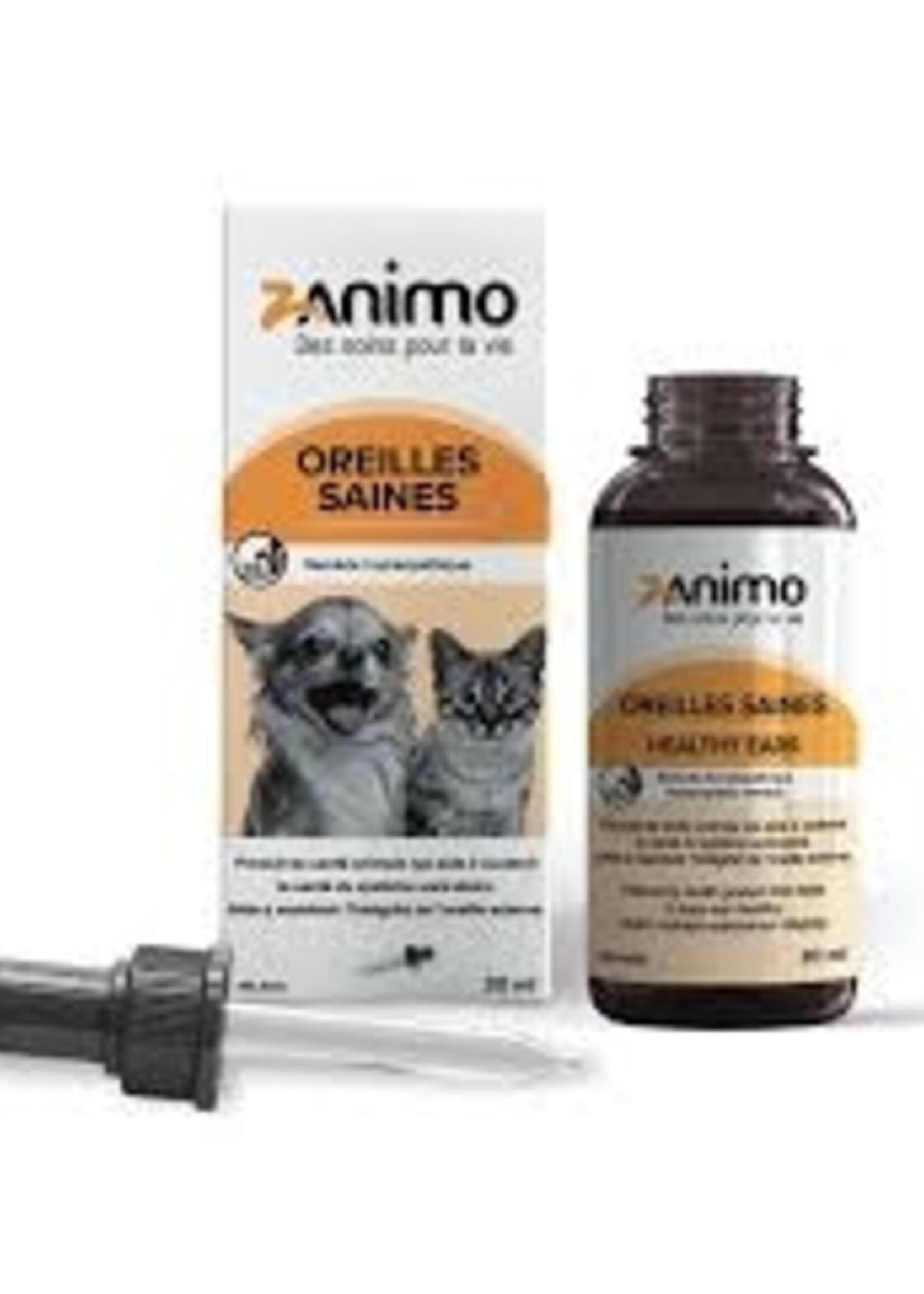 ZANIMO OREILLES SAINES POUR CHATS ET CHIENS
