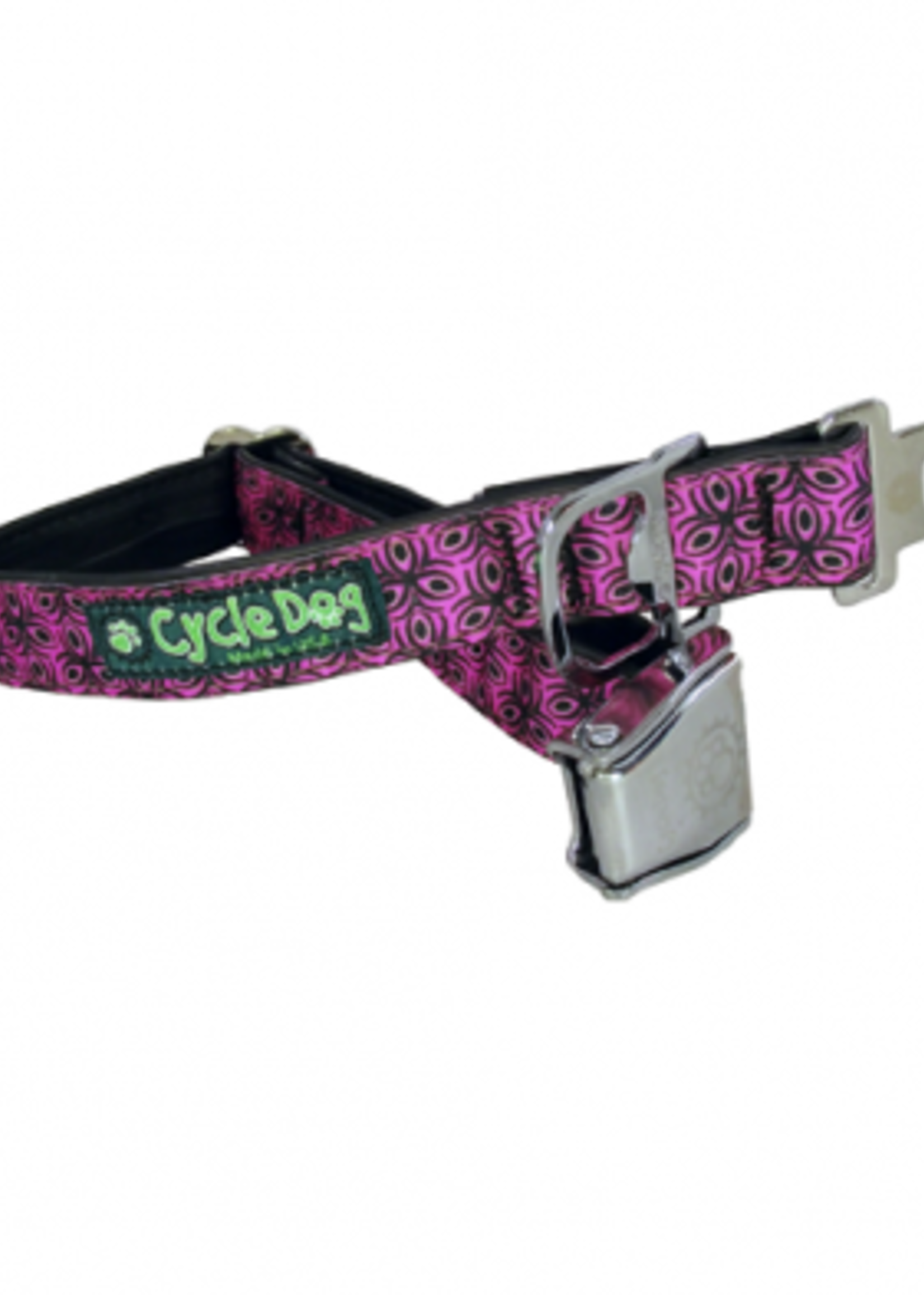 COLLIER FUCHSIA  EN MÉTAL