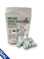FRIANDISES AU FROMAGE DE CHÈVRE CRU AVEC SPIRULINE SURGELÉES POUR CHIENS ET CHATS