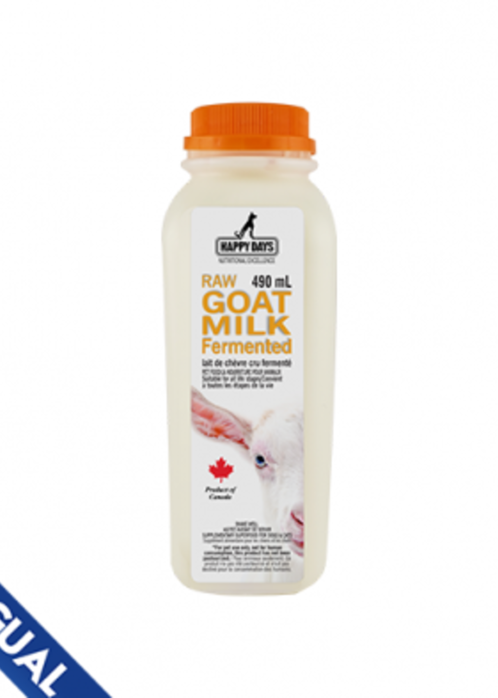 LAIT DE CHÈVRE CRU FERMENTÉ SURGELÉ POUR CHIENS ET CHATS
