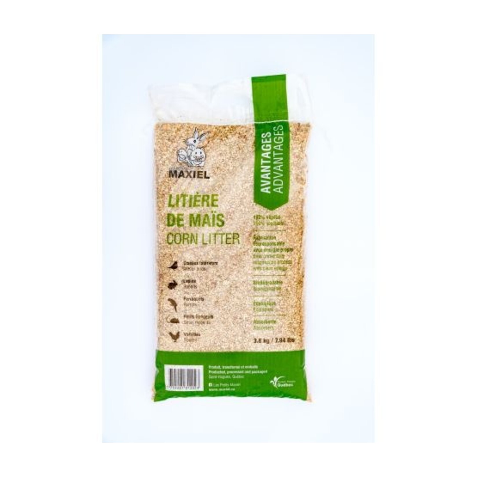 LITIÈRE 100% NATURELLE POUR RONGEURS ET OISEAUX