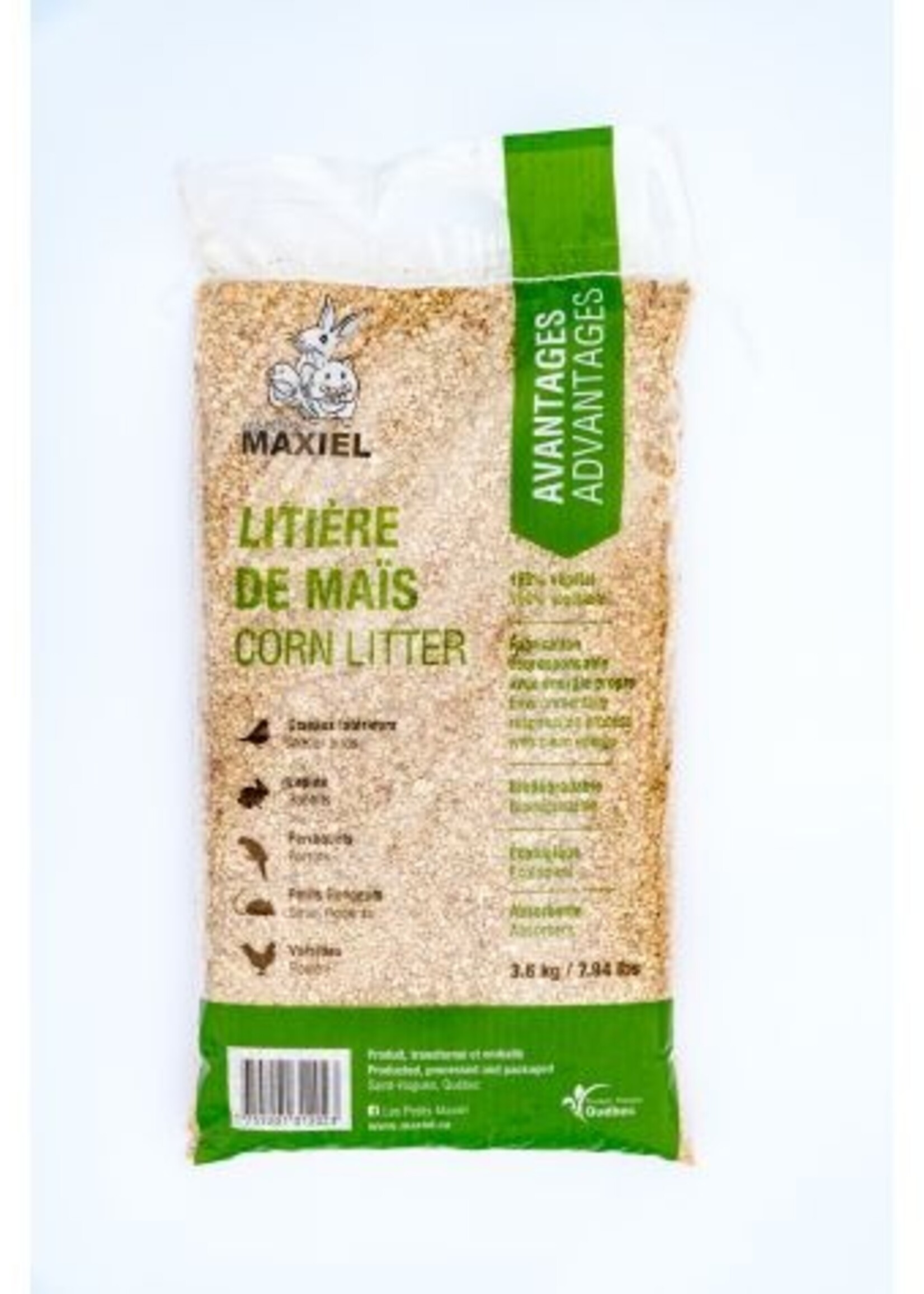 LITIÈRE 100% NATURELLE POUR RONGEURS ET OISEAUX