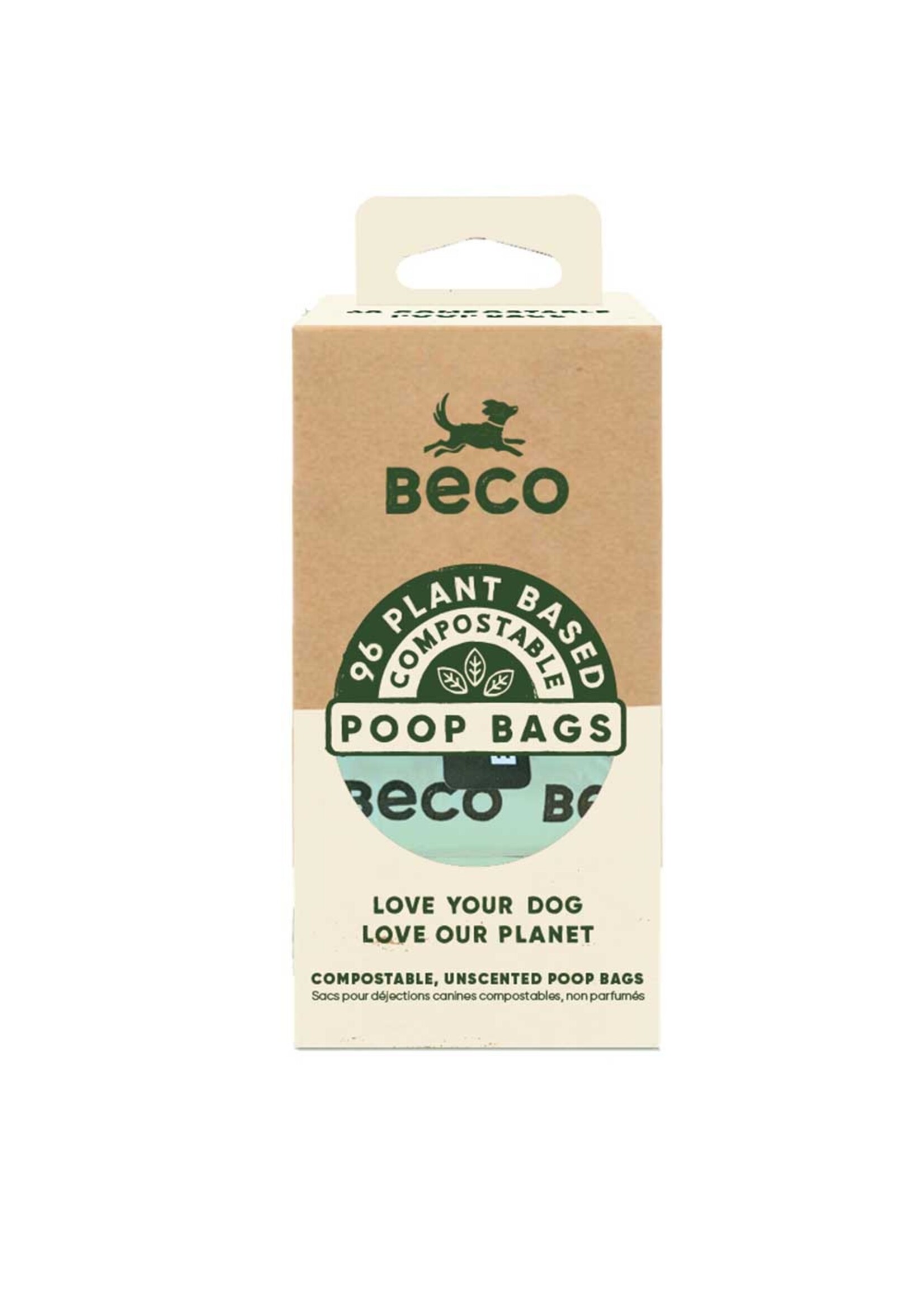 BECO Sacs compostables non parfumés