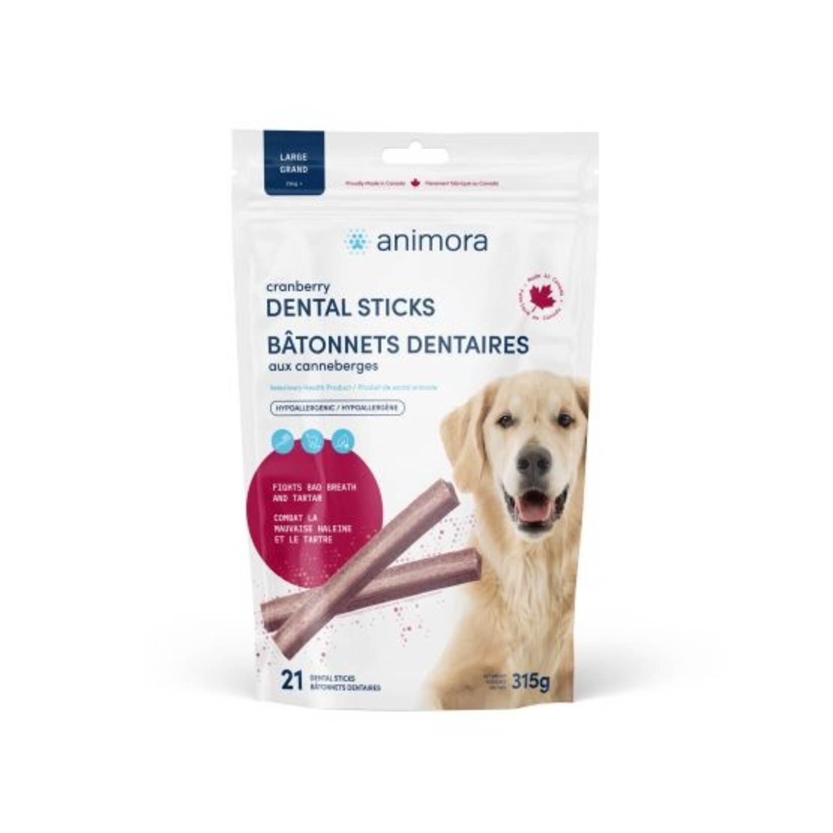 Cranberry Dental Sticks For Dog