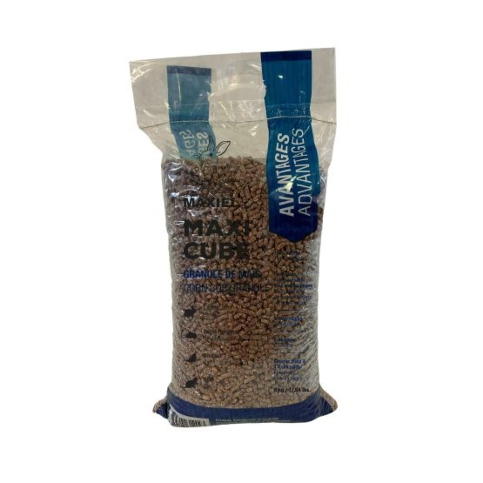 Litière En Granules De Maïs chats, oiseaux, lapins et rongeurs