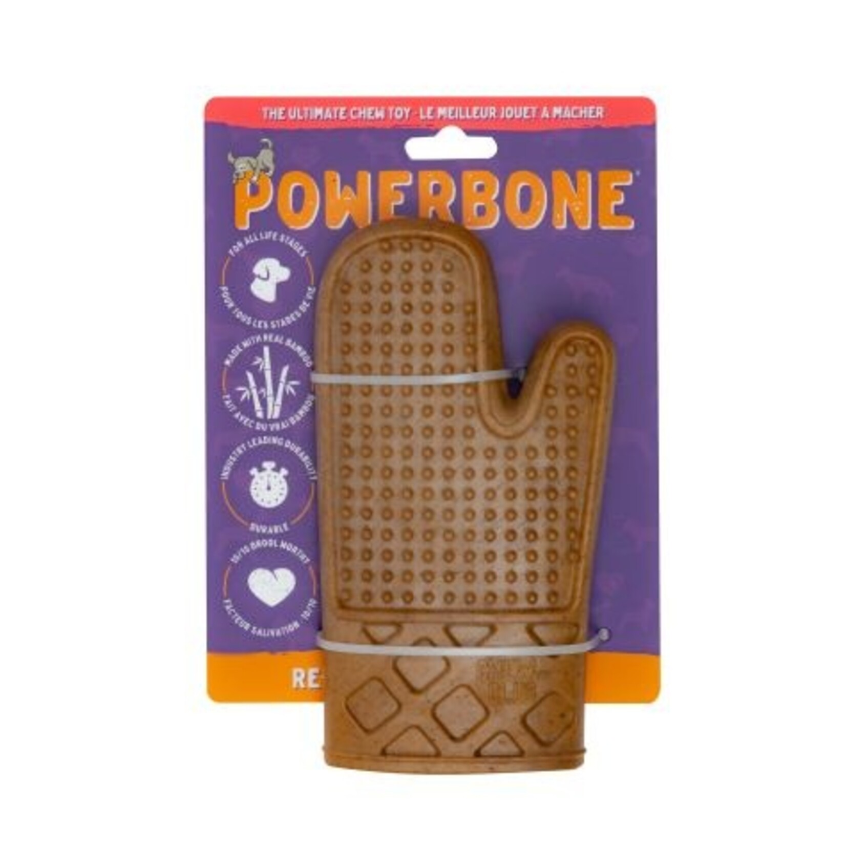 Jouet à Mâcher Pour Chien, Nylon & Bambou - Mitaine De Four