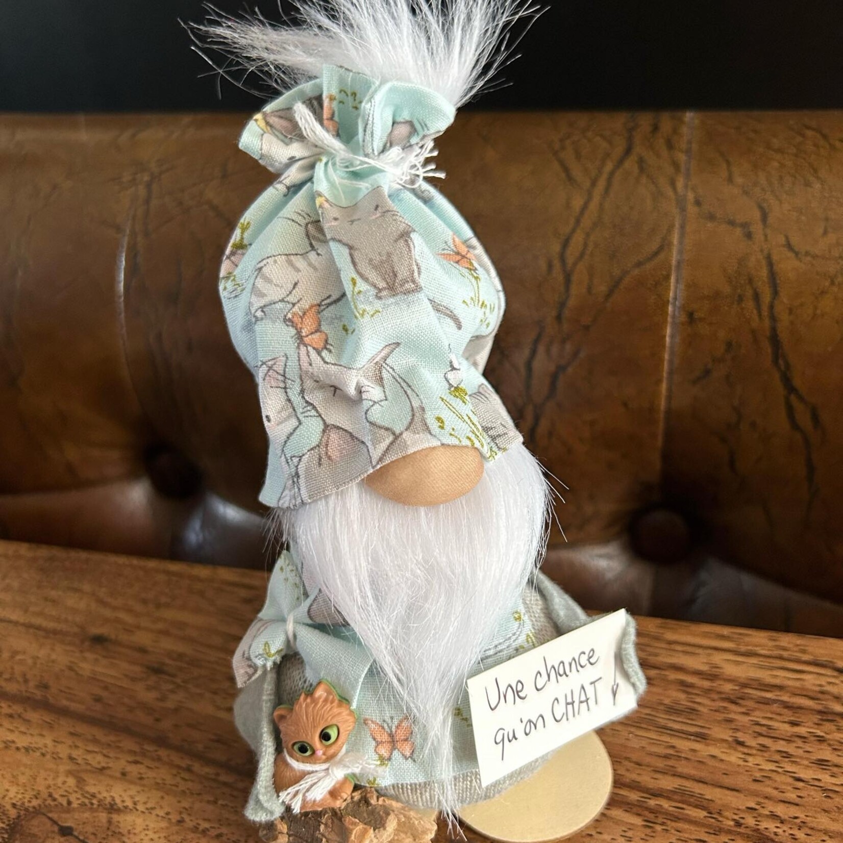 Gnome and his cute companion