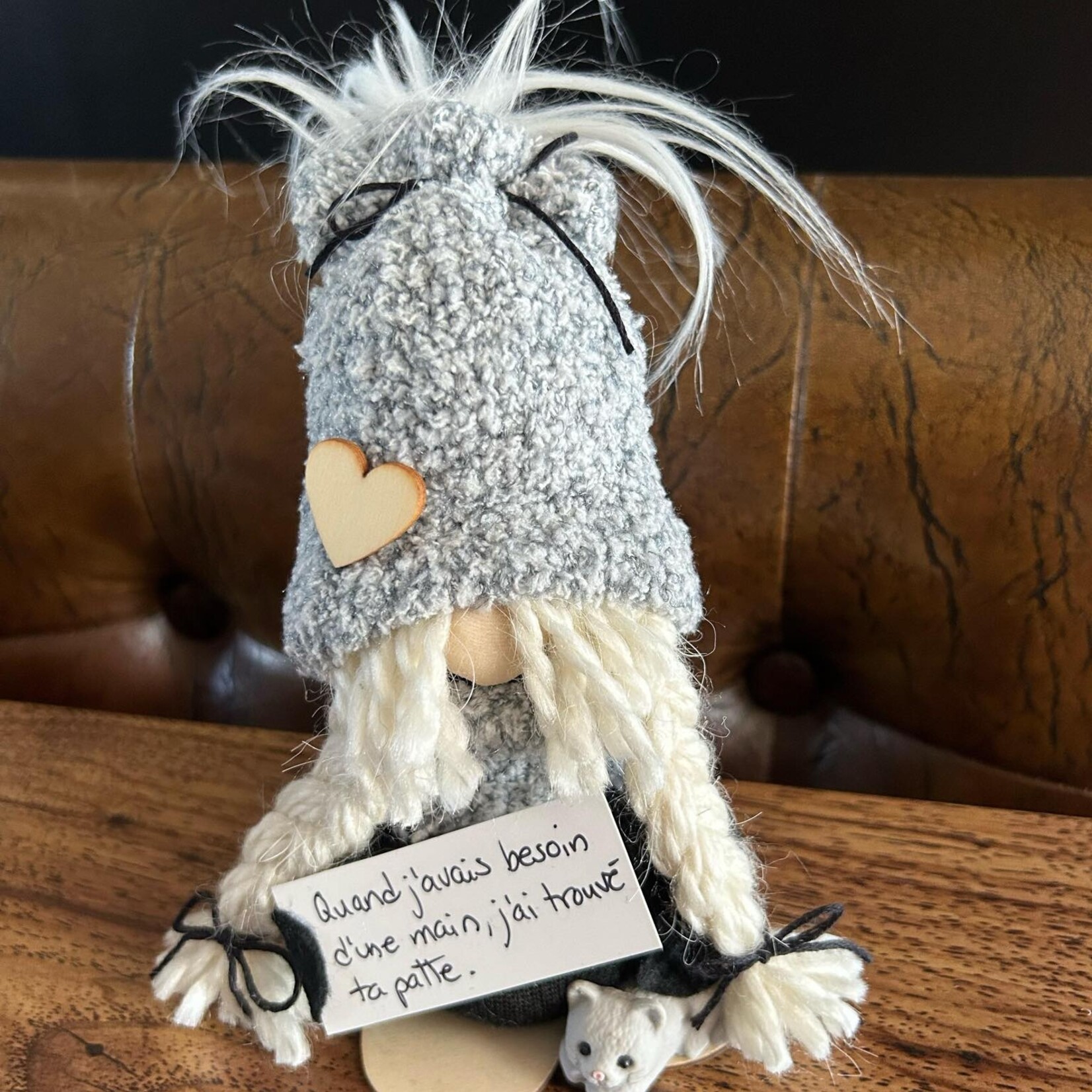 Gnome et son compagnon mignon